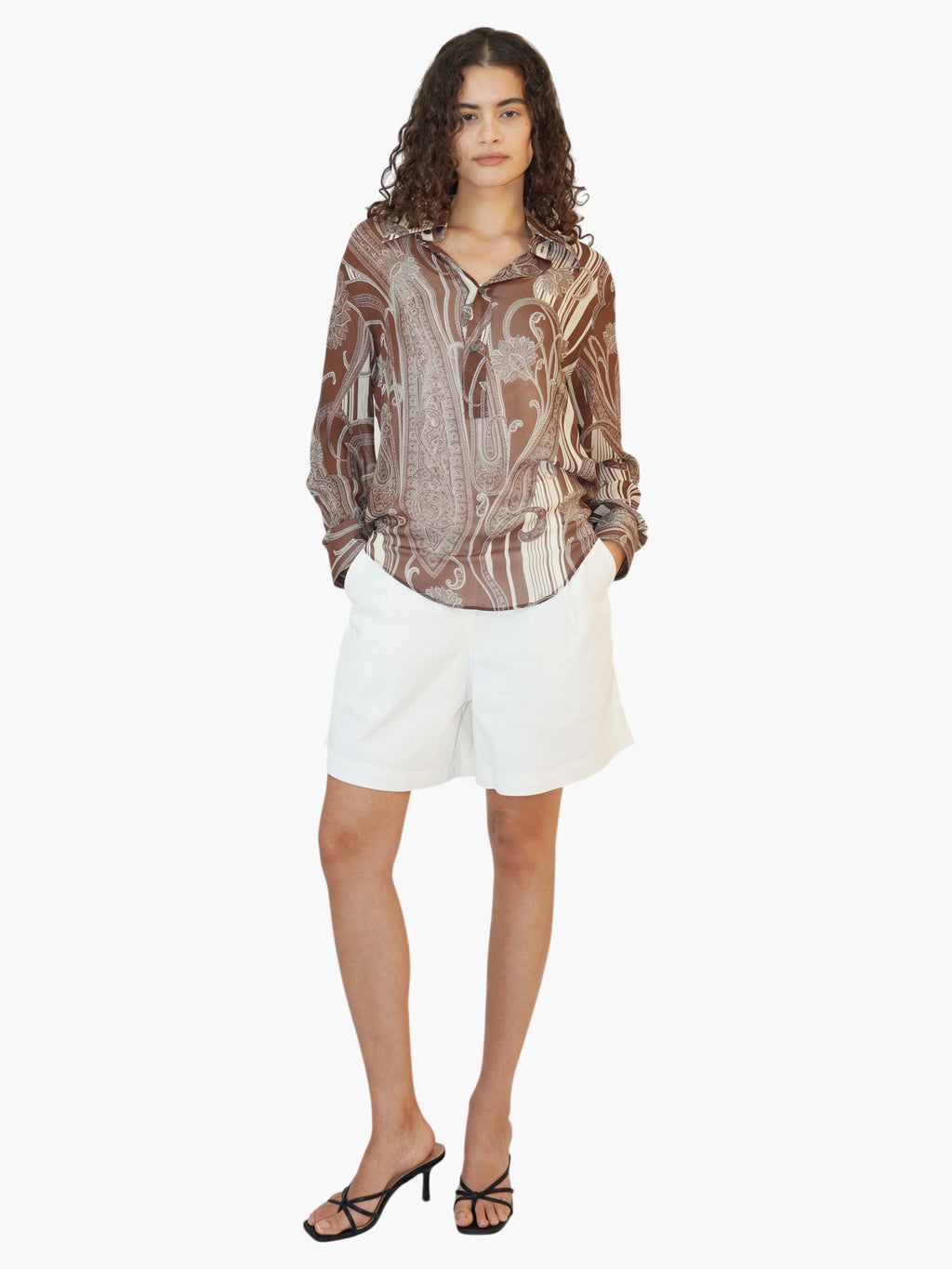 Sheer Paisley Top