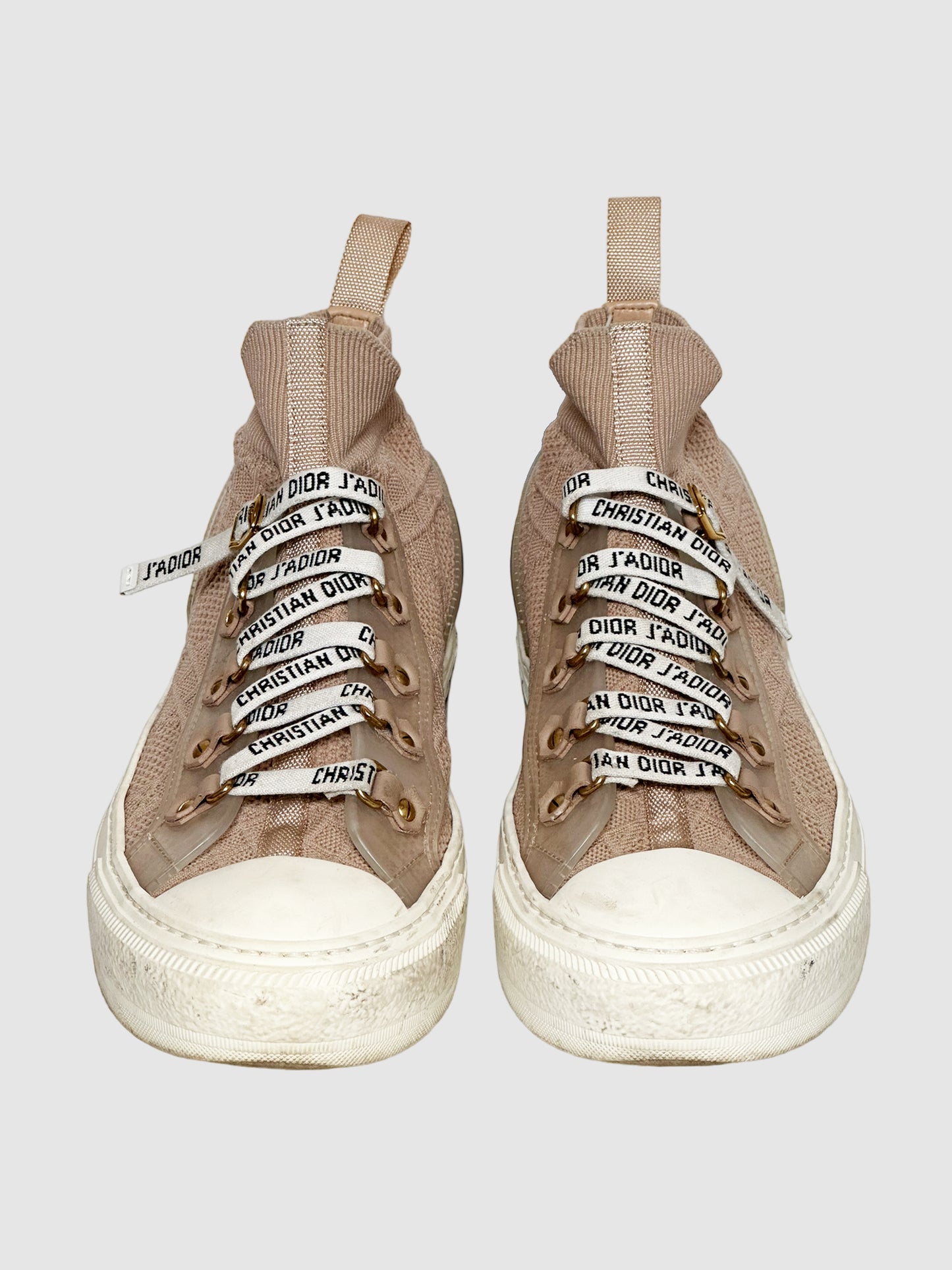 Christian Dior Walk'N'Dior High-Top Sneakers - Size 37