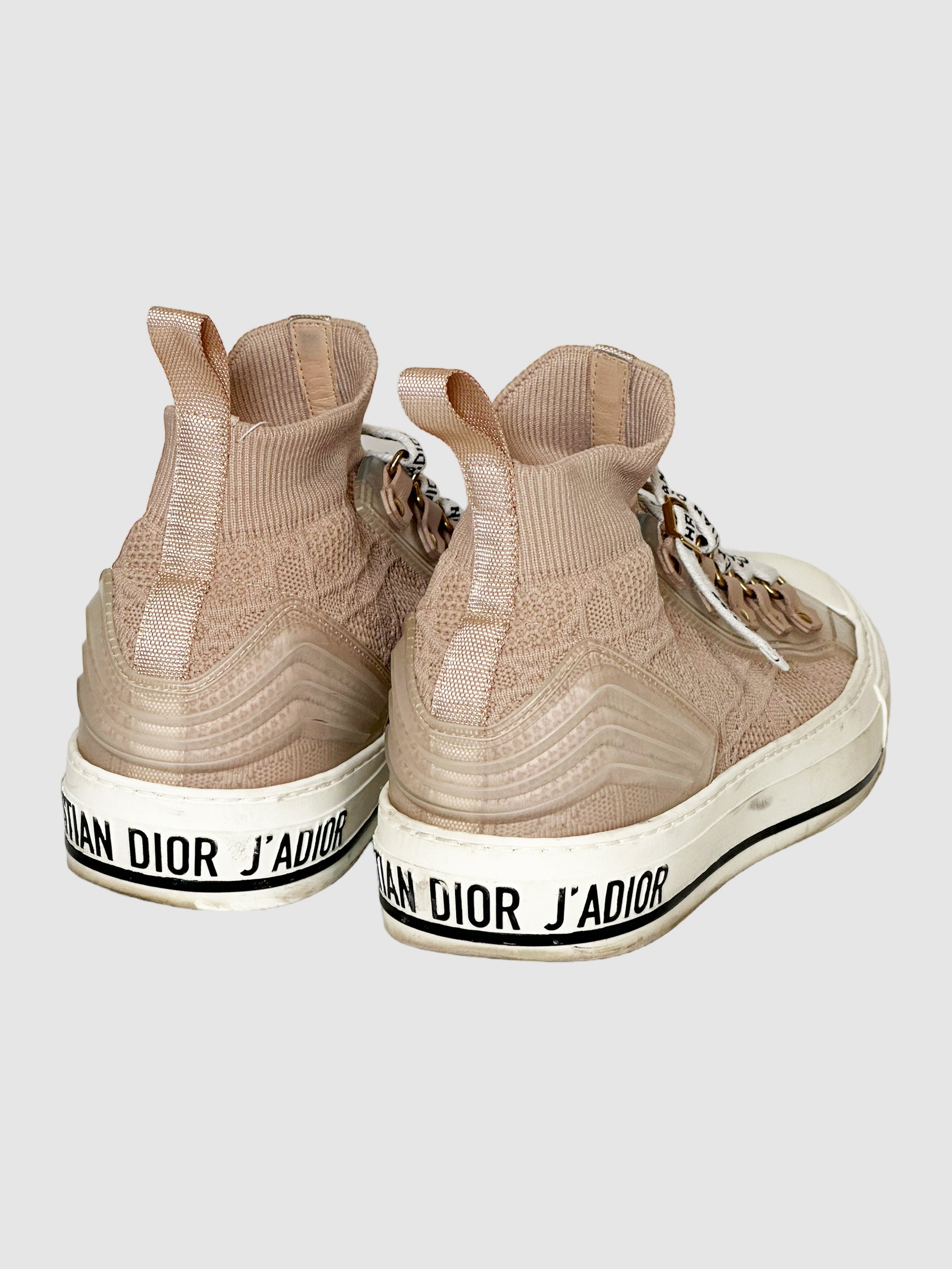 Christian Dior Walk'N'Dior High-Top Sneakers - Size 37