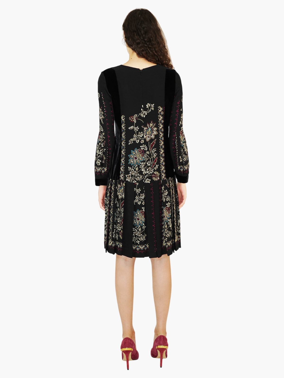 Mosaic Pleated Dress