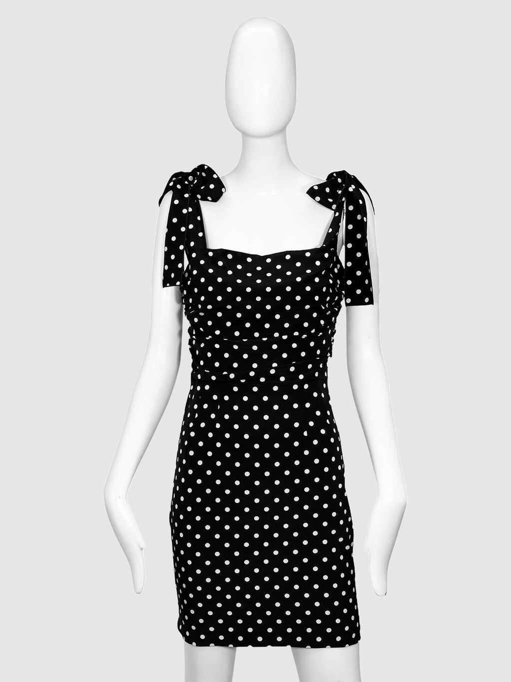 Dolce & Gabbana Polka-Dot Mini Dress - Size 42(6/S)