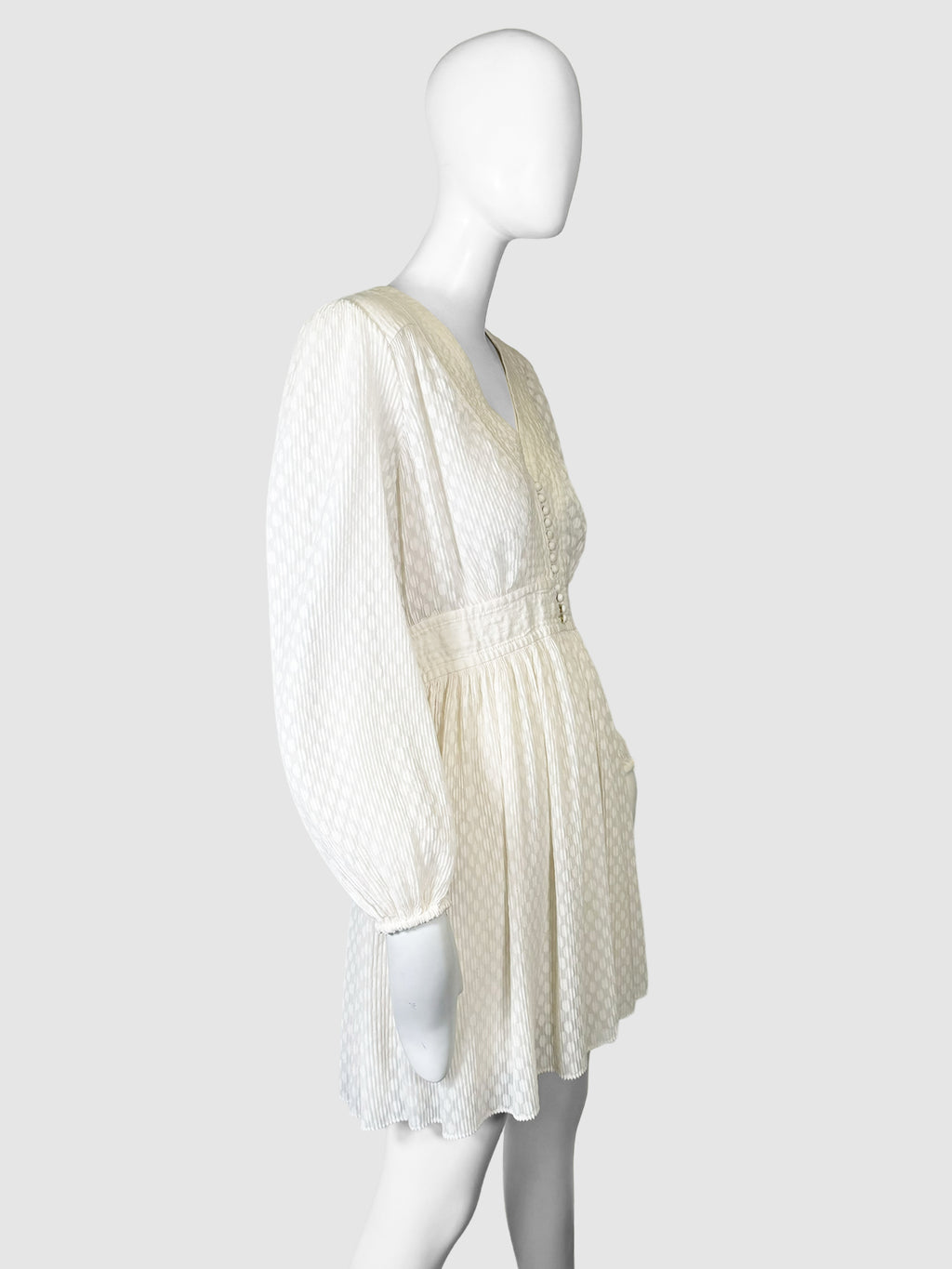 Plissé Mini Dress - Size 3