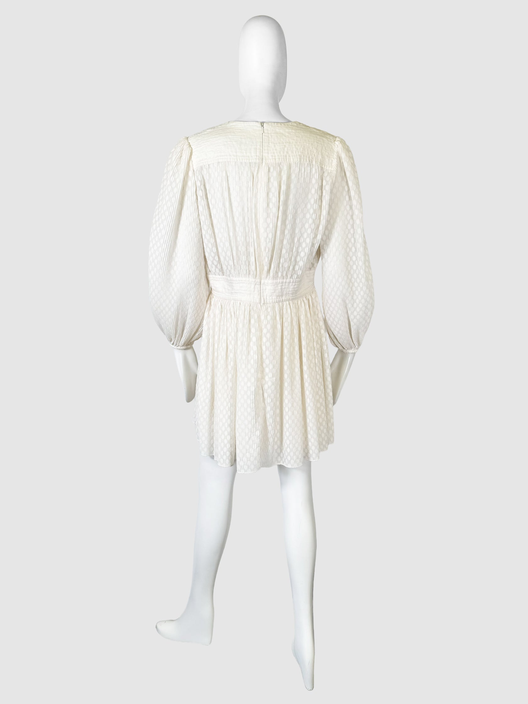 Plissé Mini Dress - Size 3