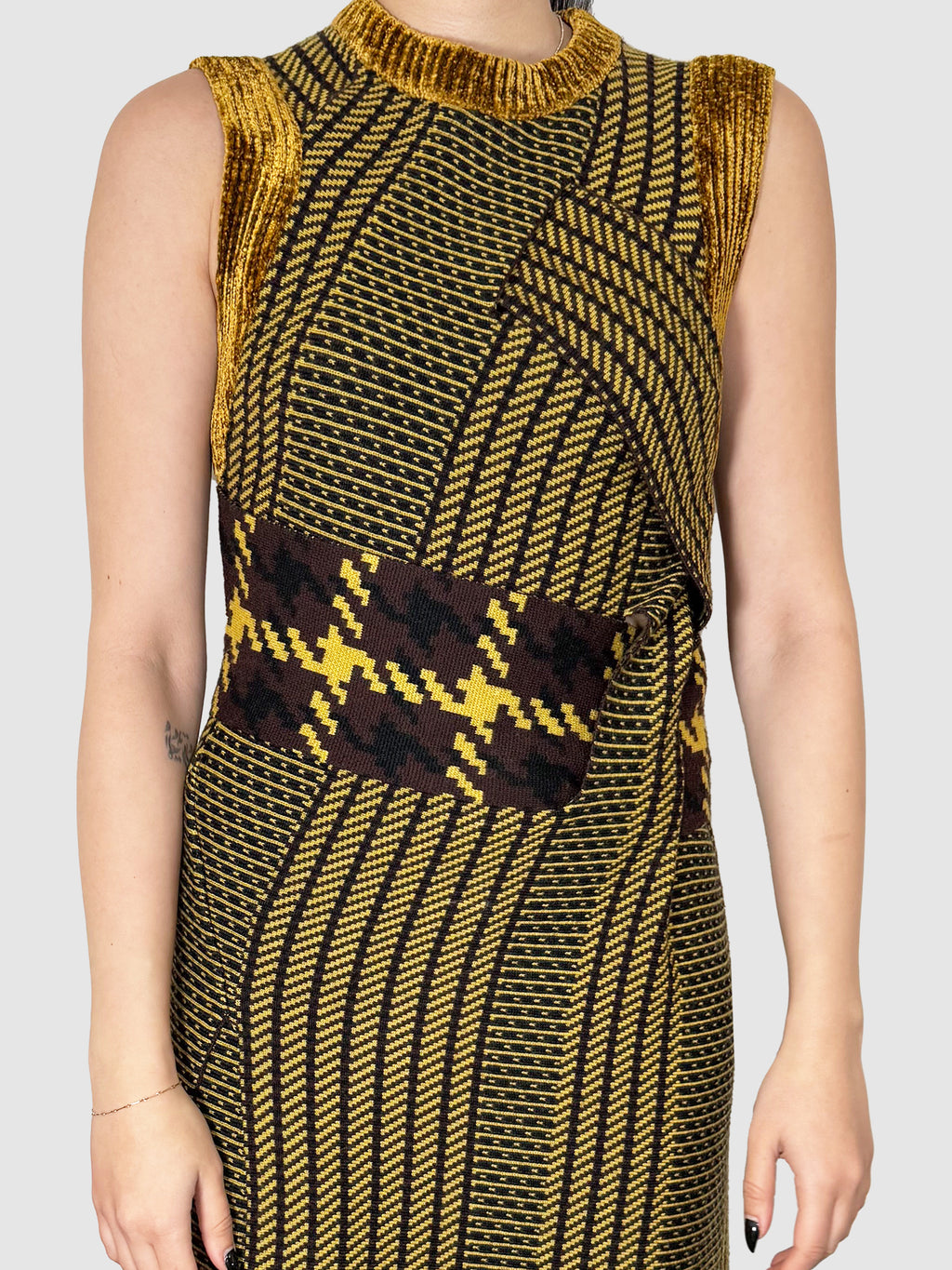 Patterned Knit Dress