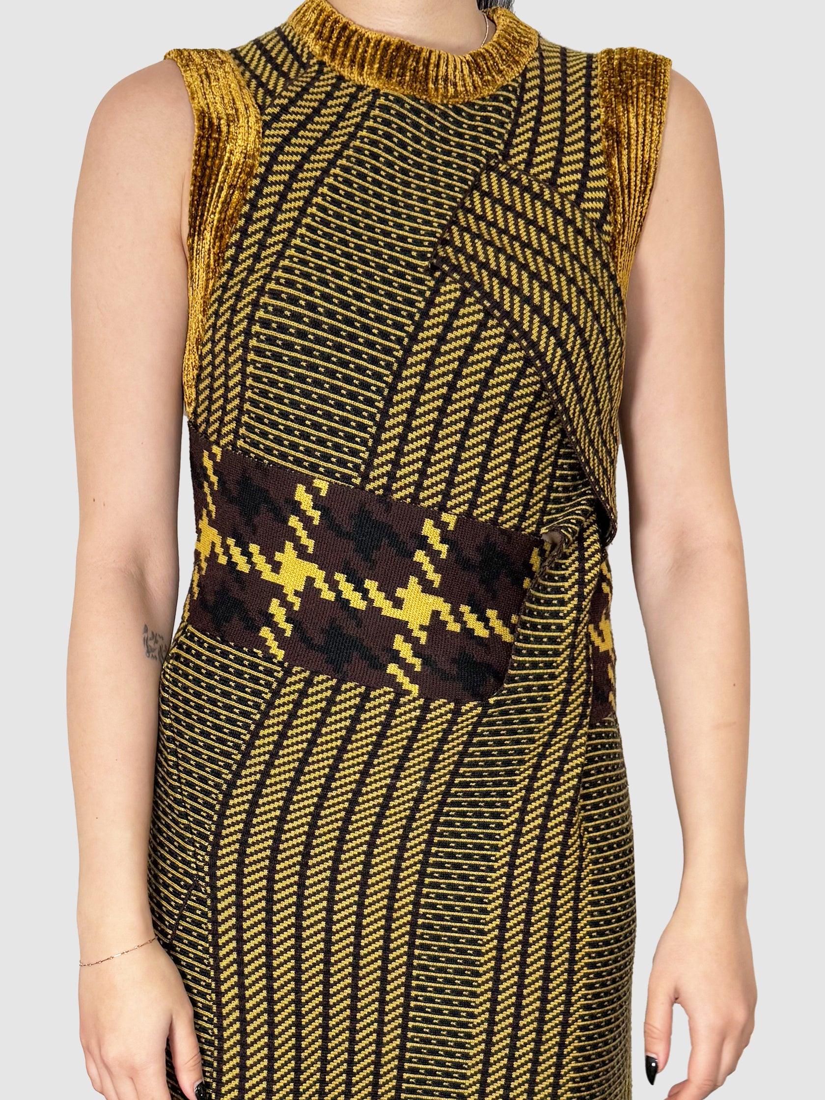 Patterned Knit Dress