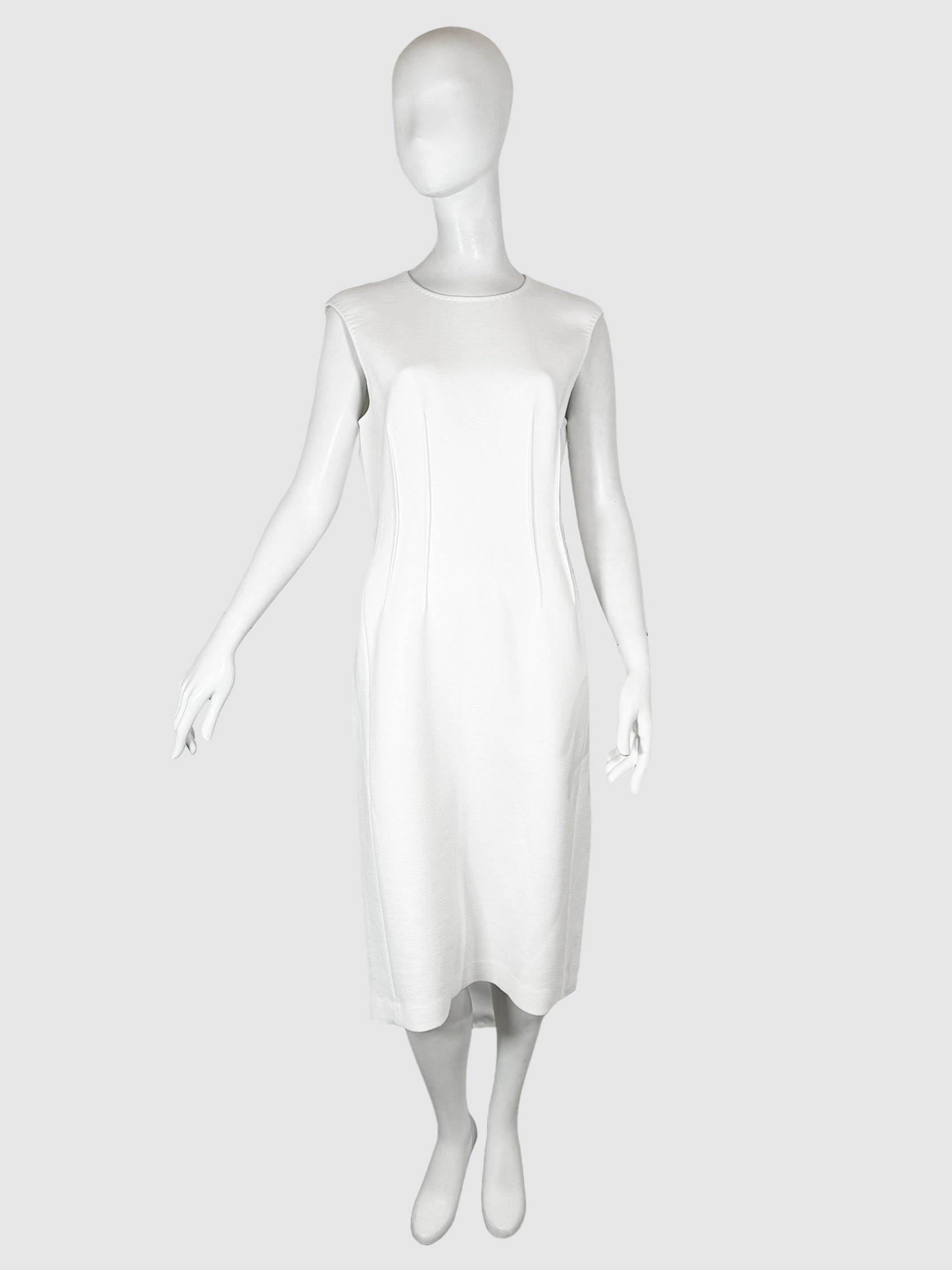 Pleated Shift Dress - Size 8