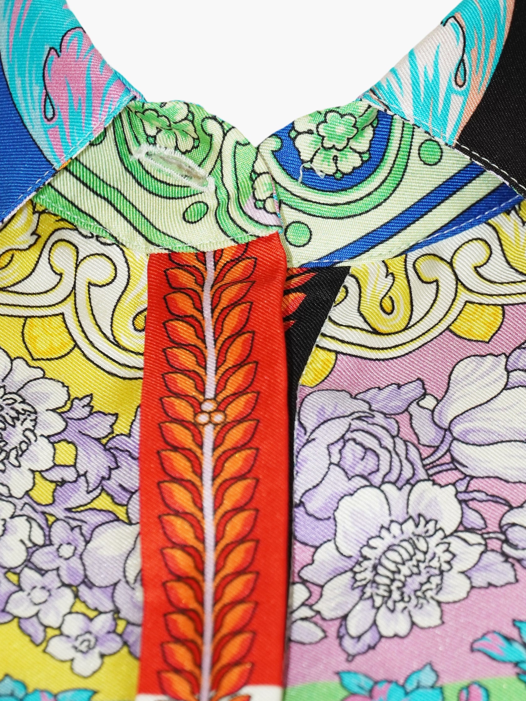 Multi-Print Belted Dress