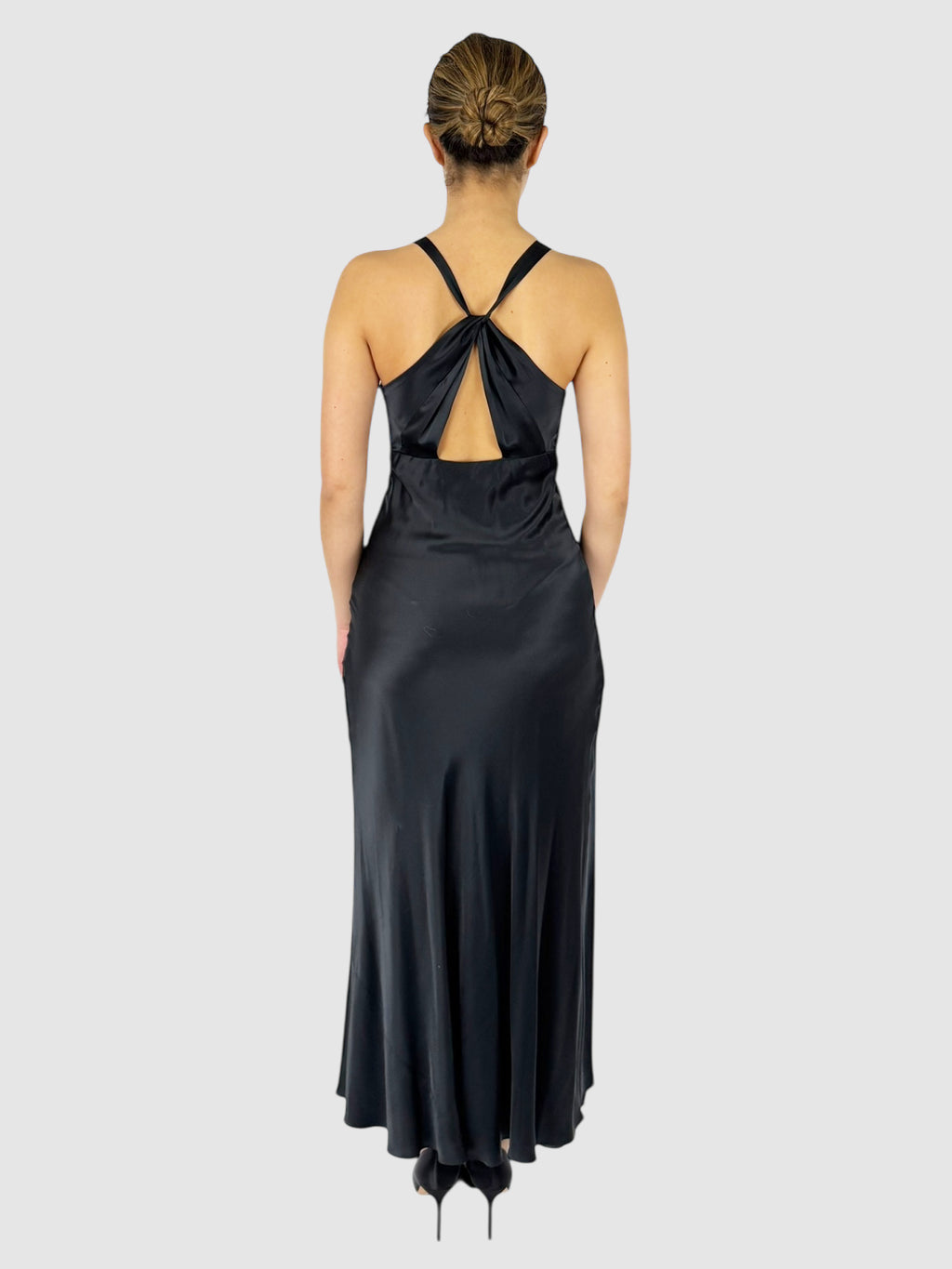 Silk Halter Dress