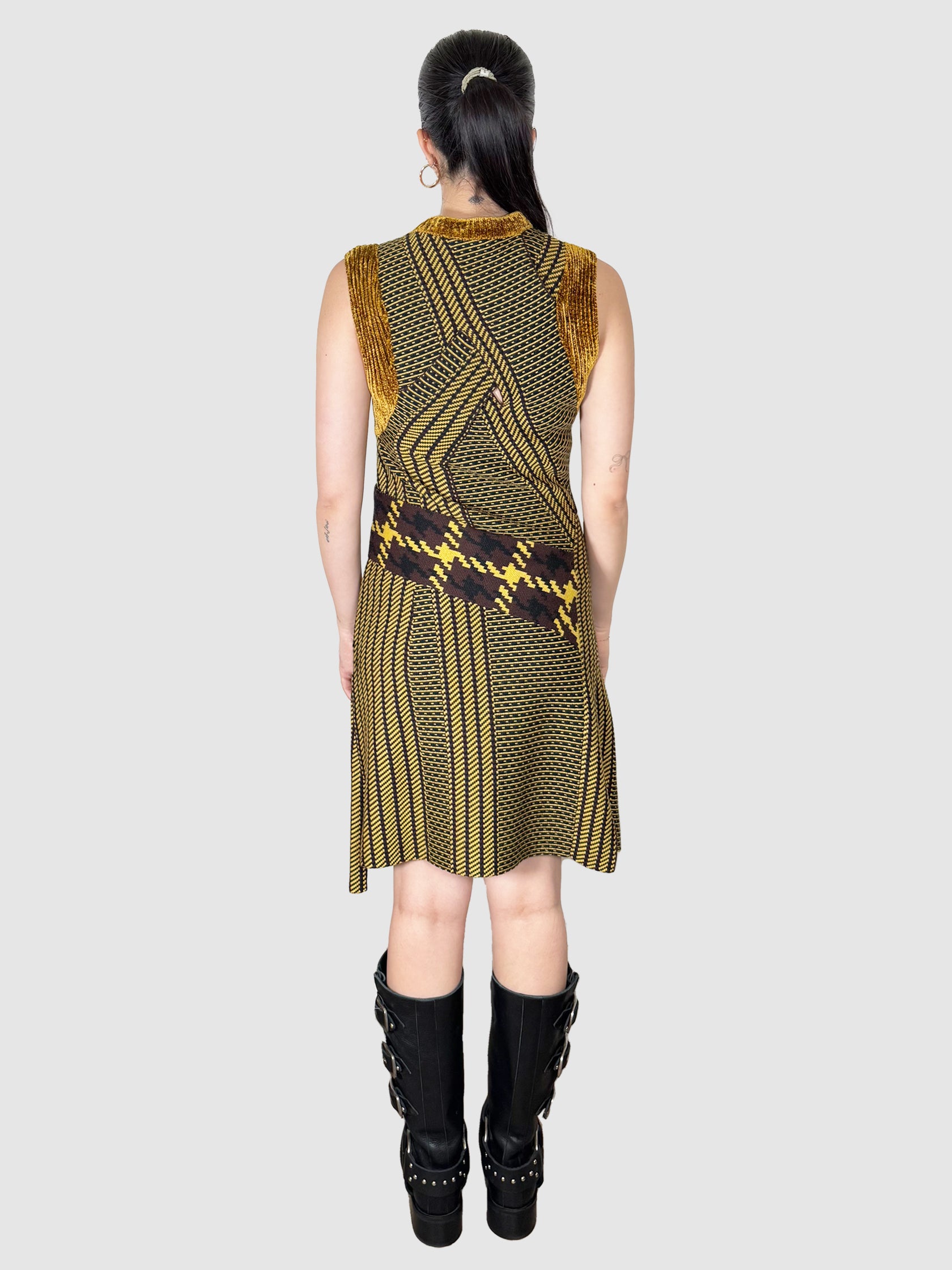 Patterned Knit Dress