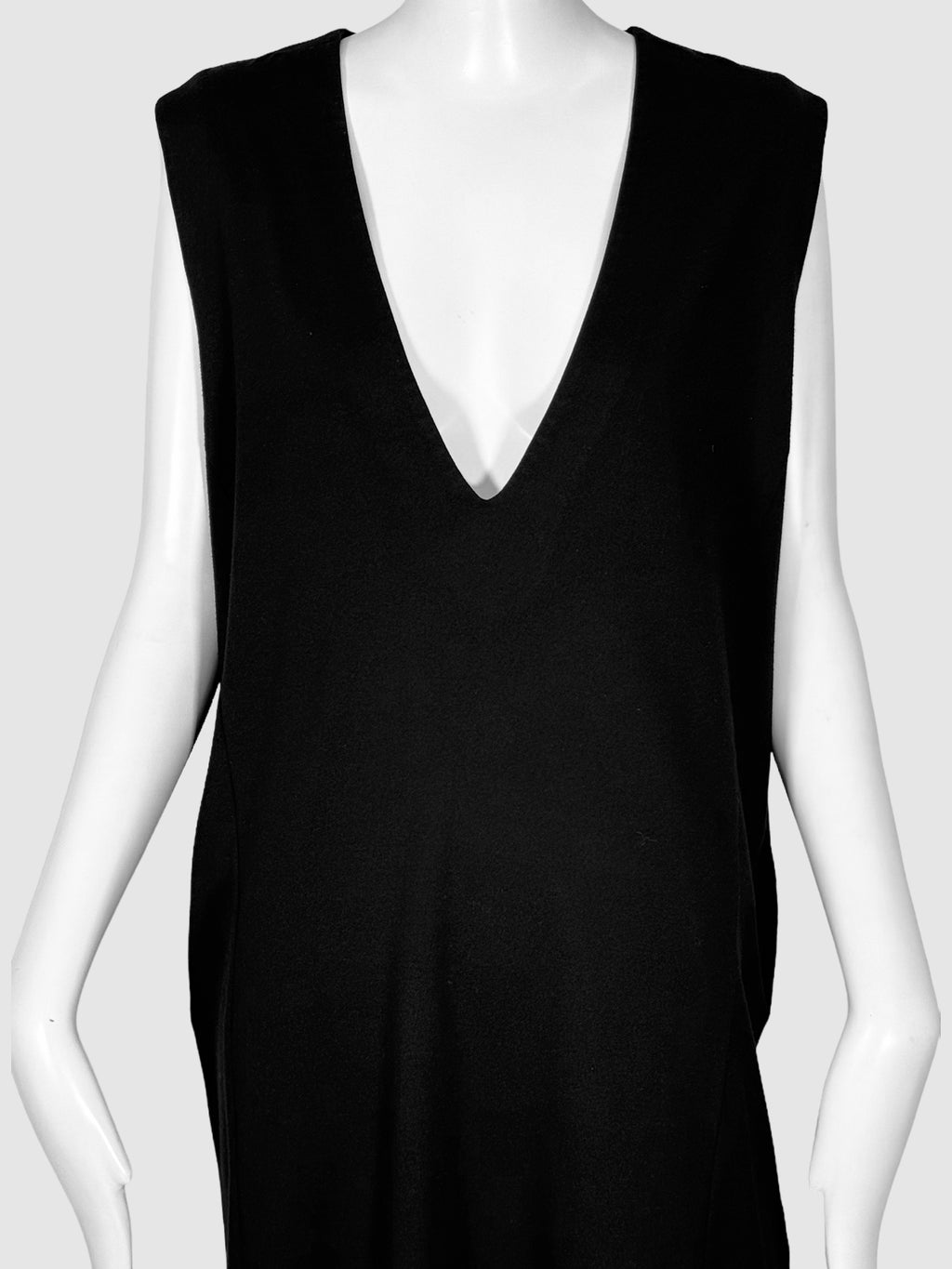 Deep V-Neck Mini Dress - Size 6