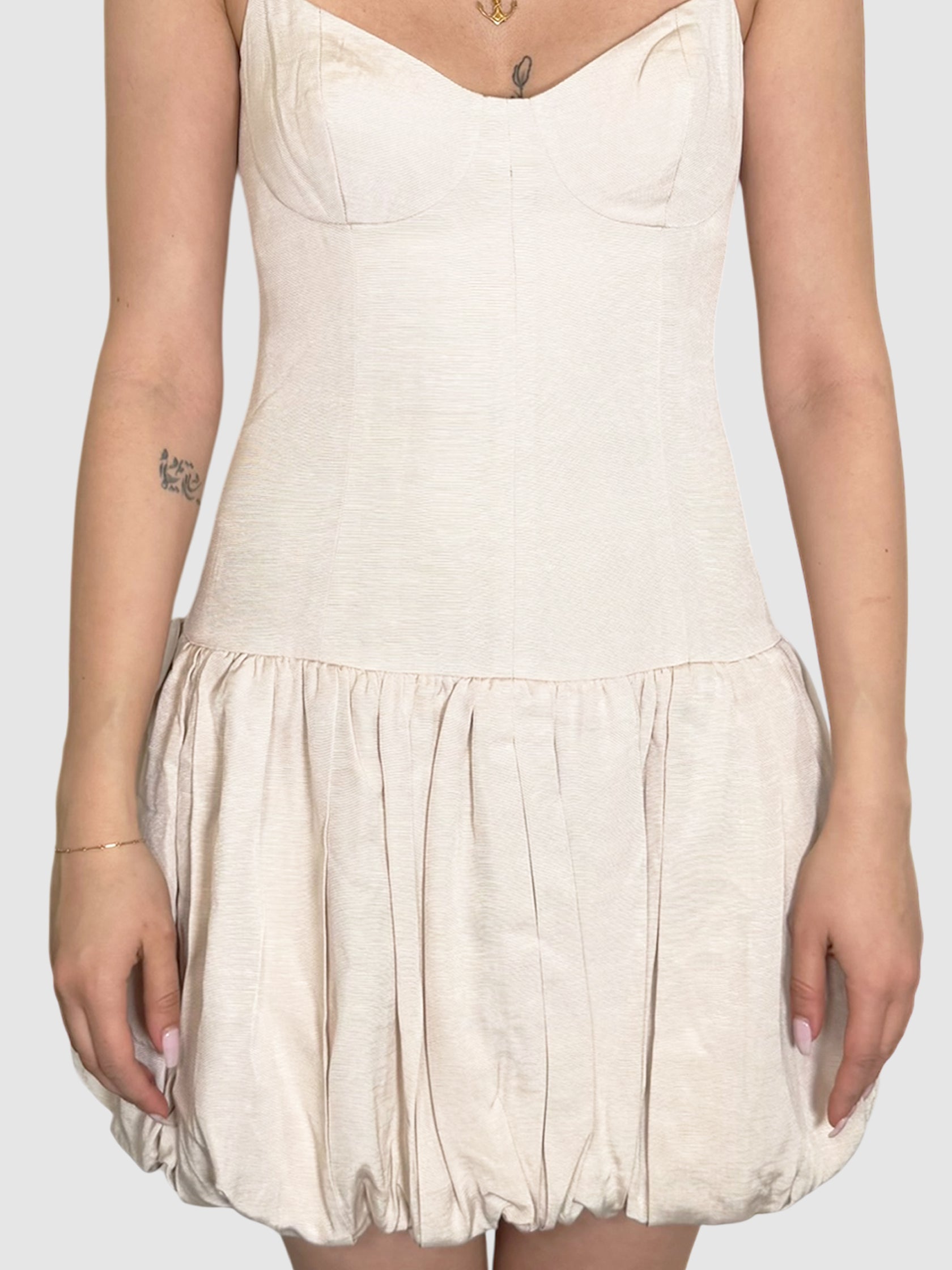 Bustier Bubble Mini Dress