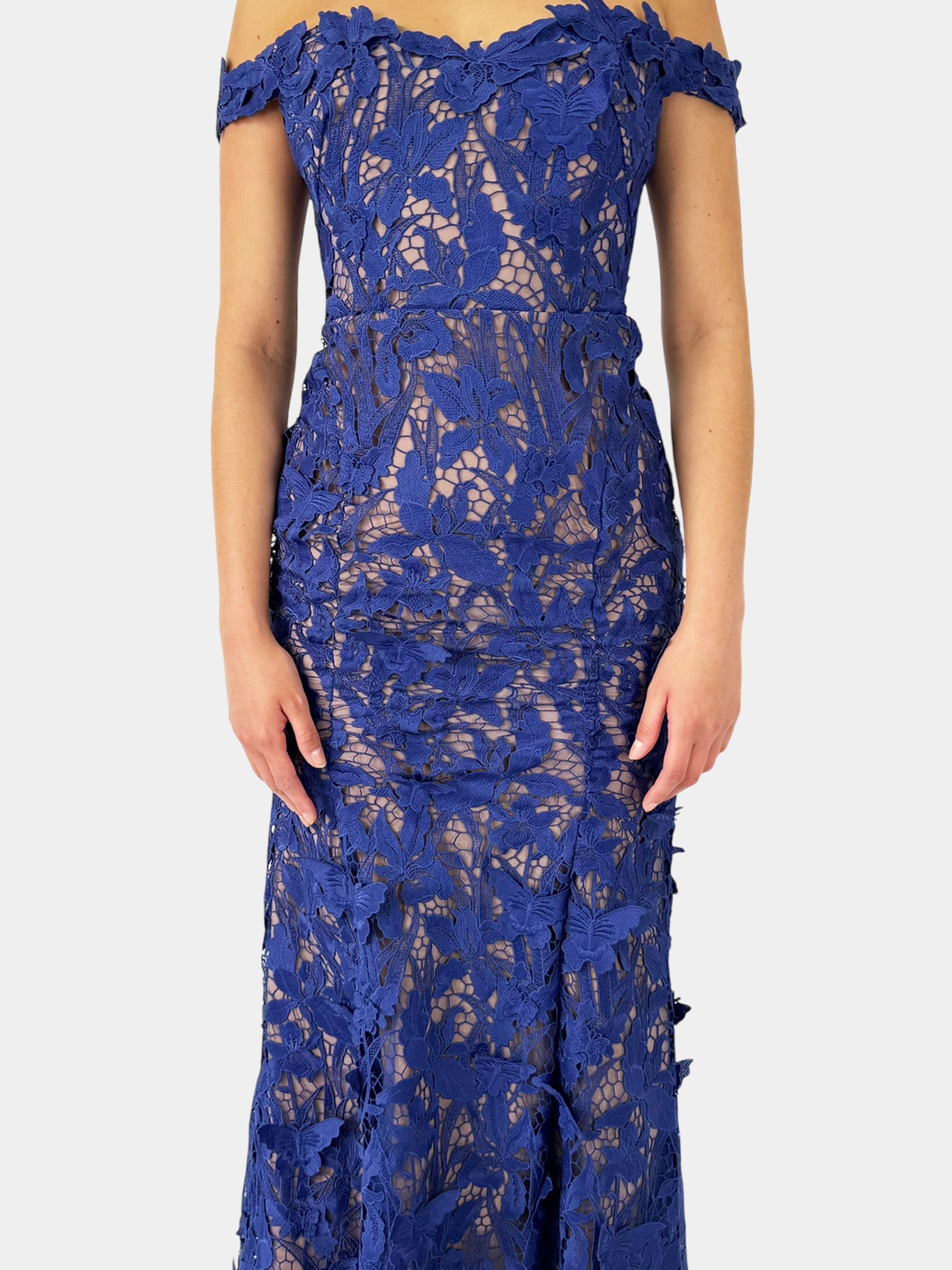 Lace Off-The-Shoulder Dress