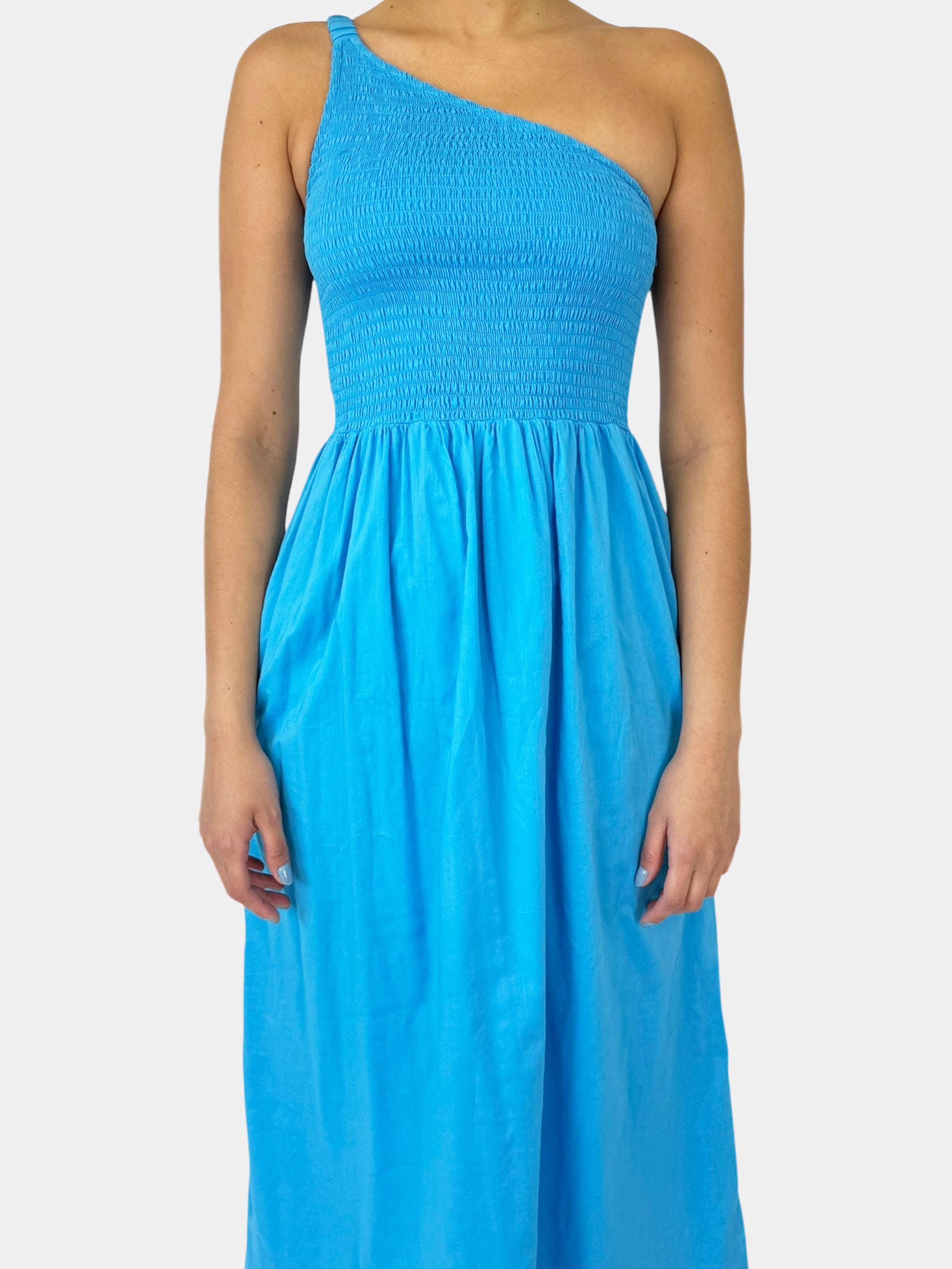 One-Shoulder Midi Dress