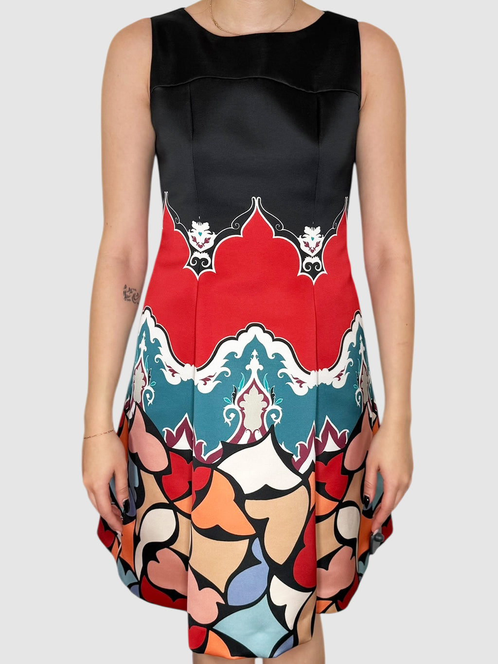 Printed Flare Dress