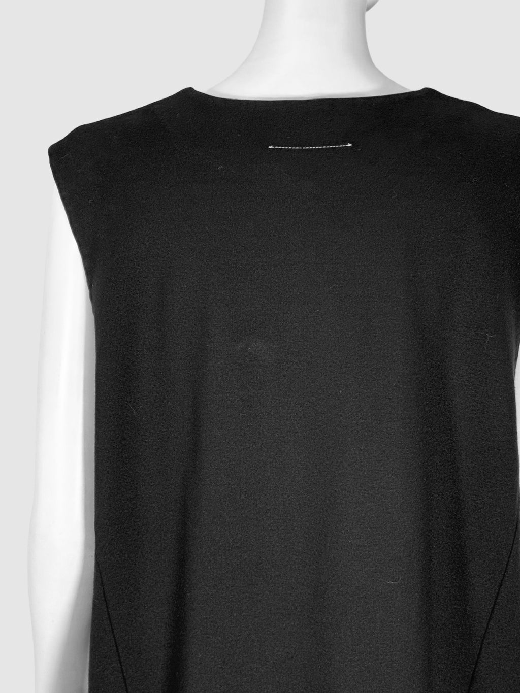 Deep V-Neck Mini Dress - Size 6