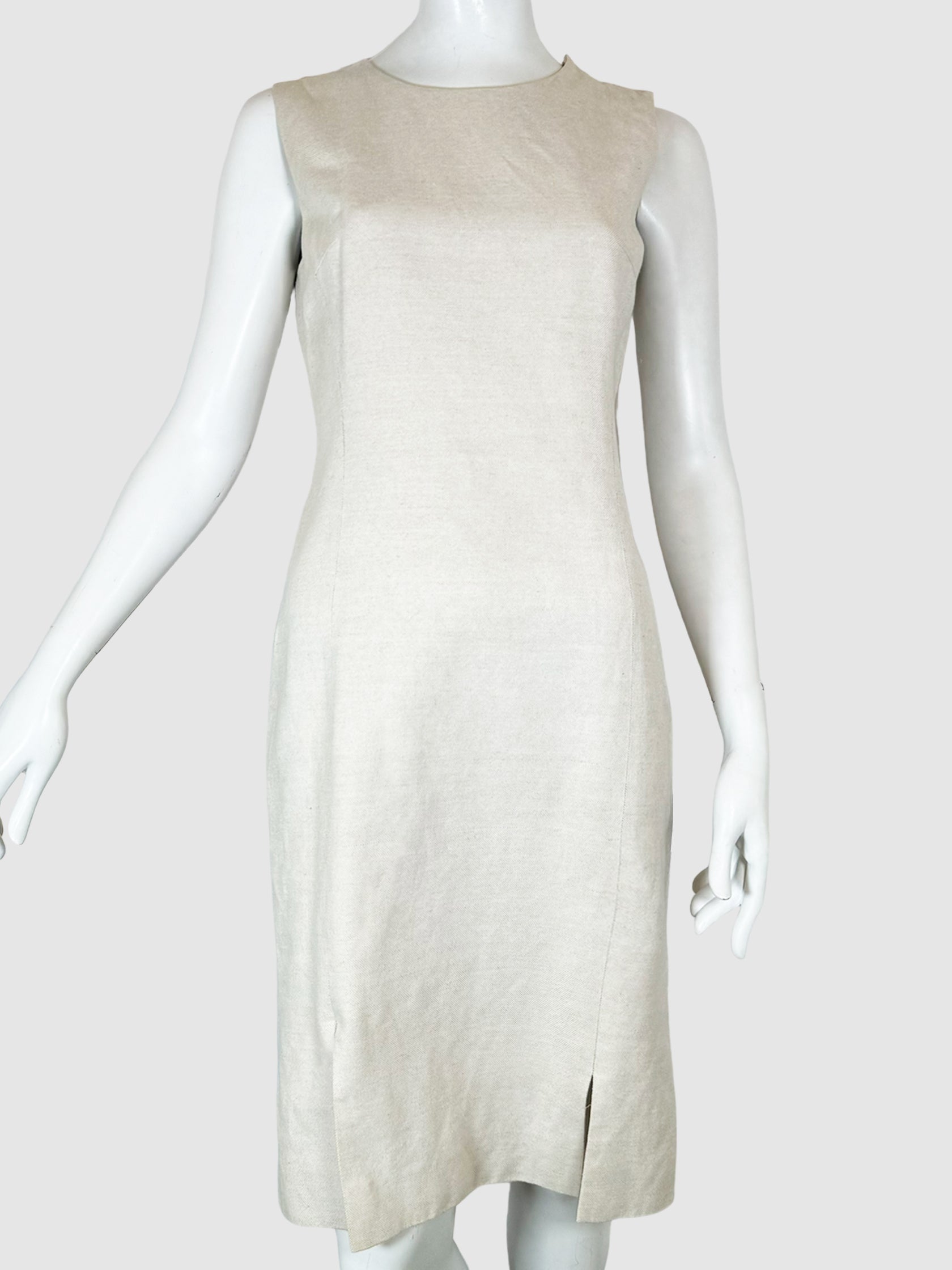 Linen Shift Dress - Size 4/6