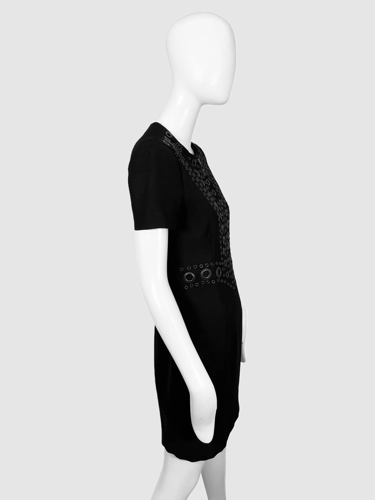 Givenchy Eyelet Grommets Shift Dress - Size 40