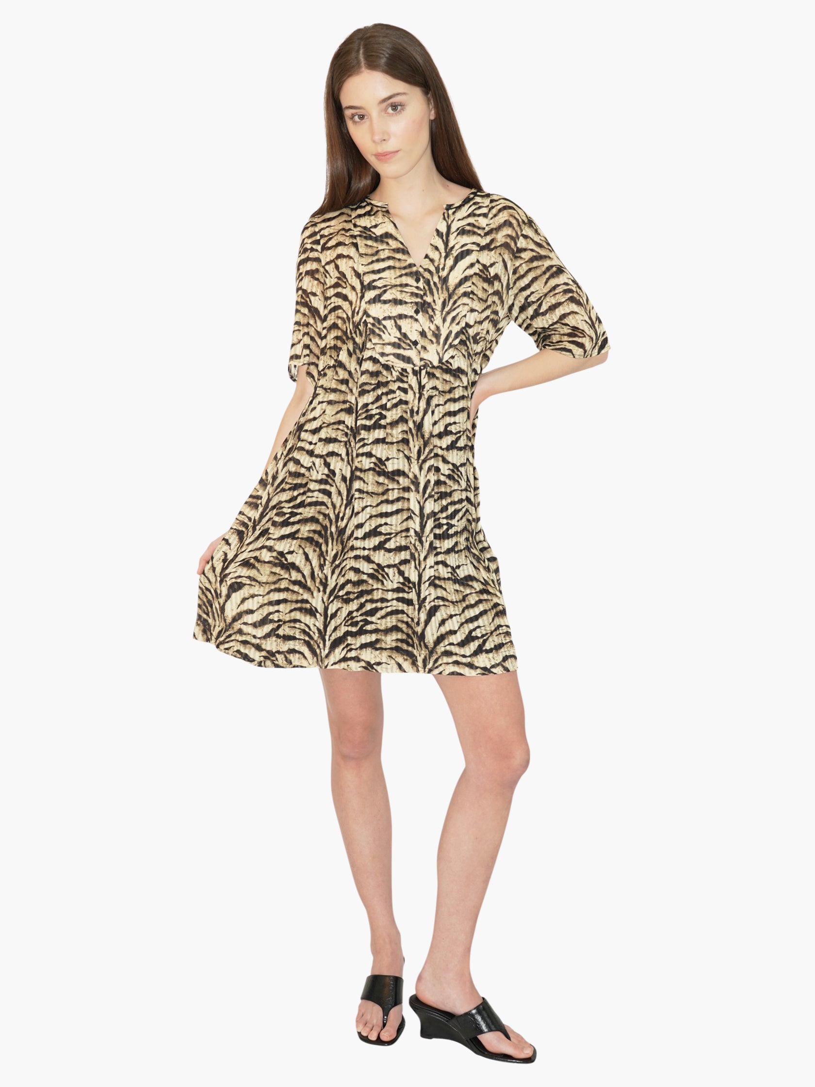 Iris Tiger Print Dress