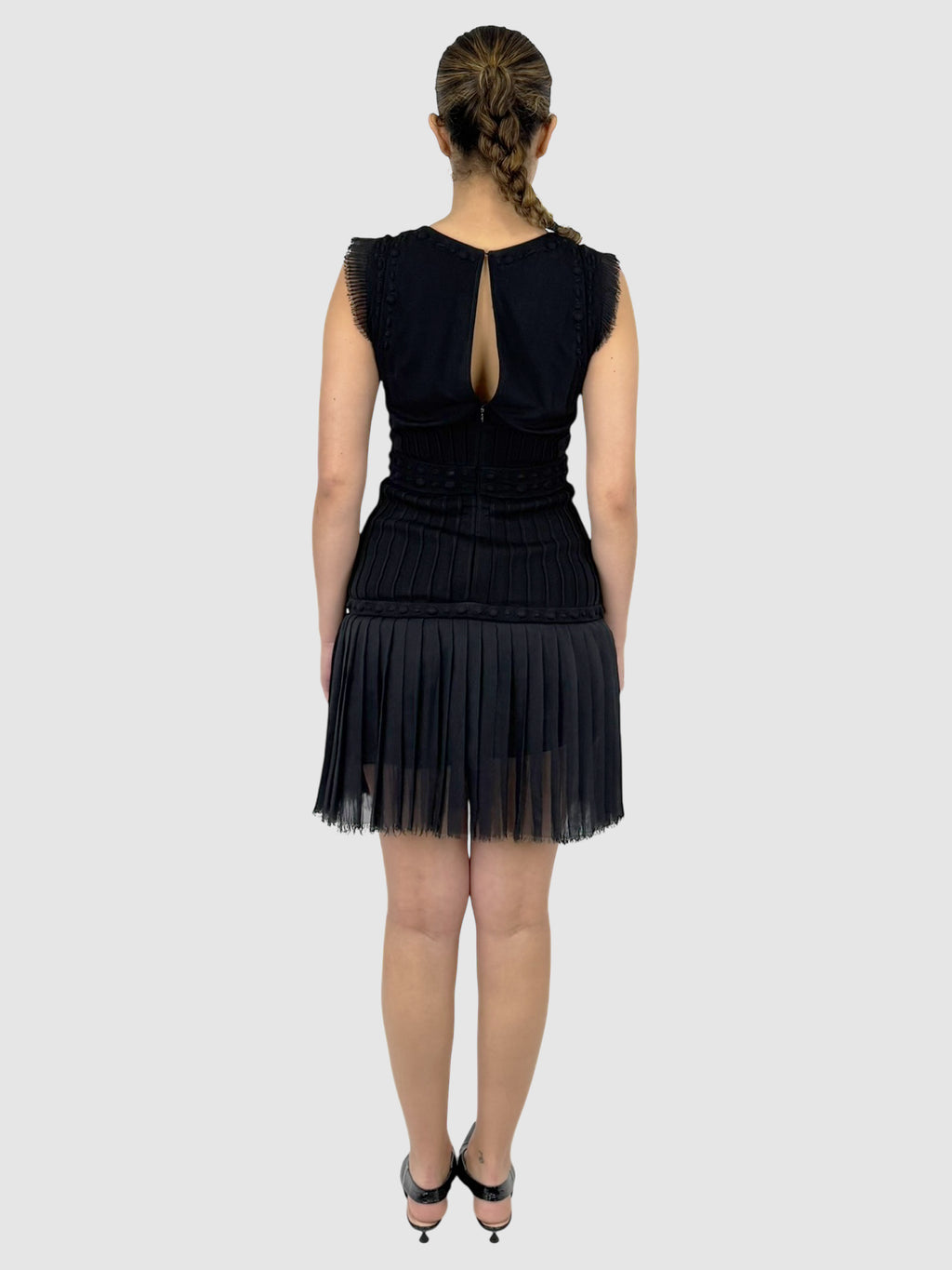 Silk Pleated Dress
