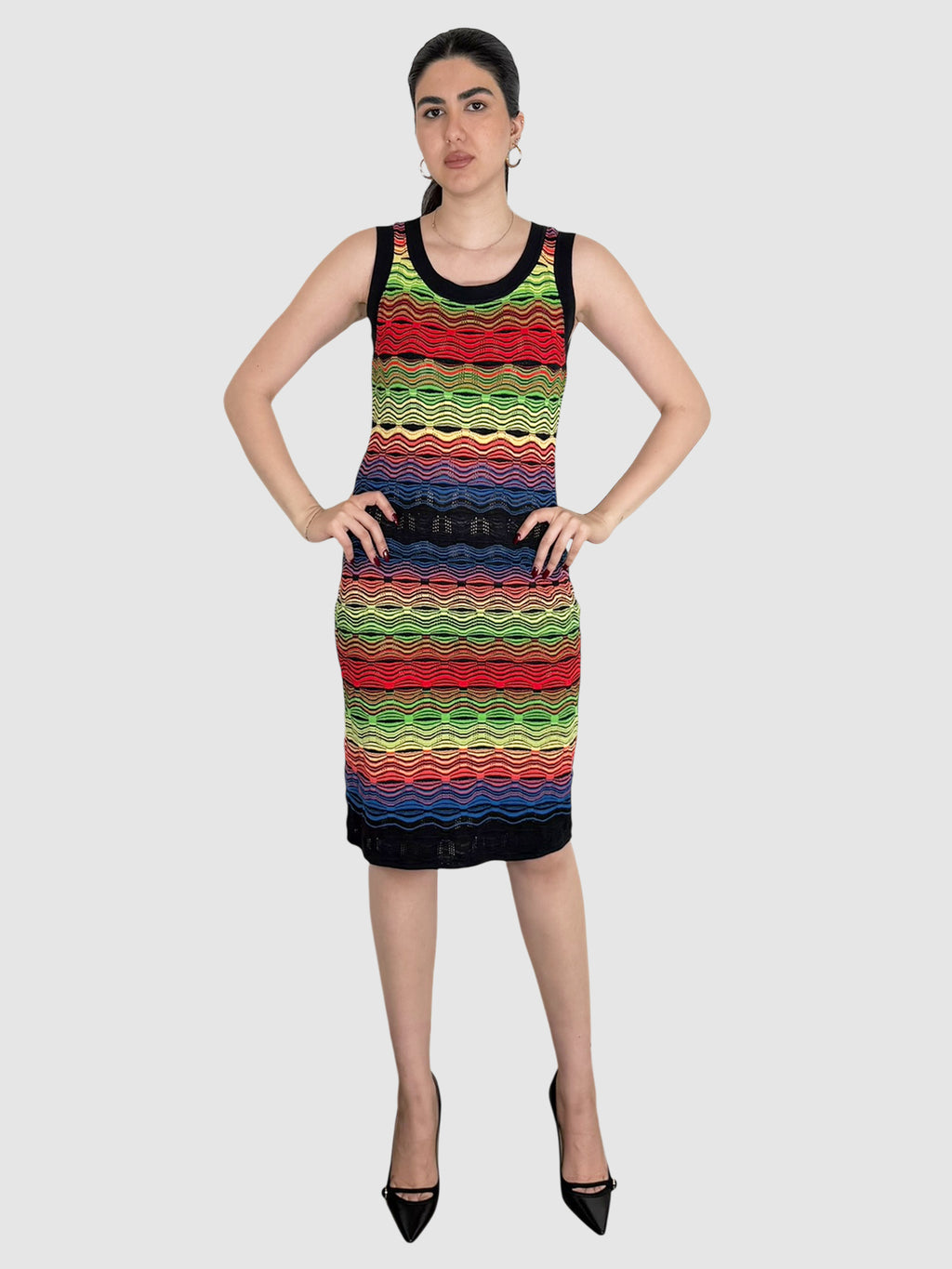 Knit Patterned Dress