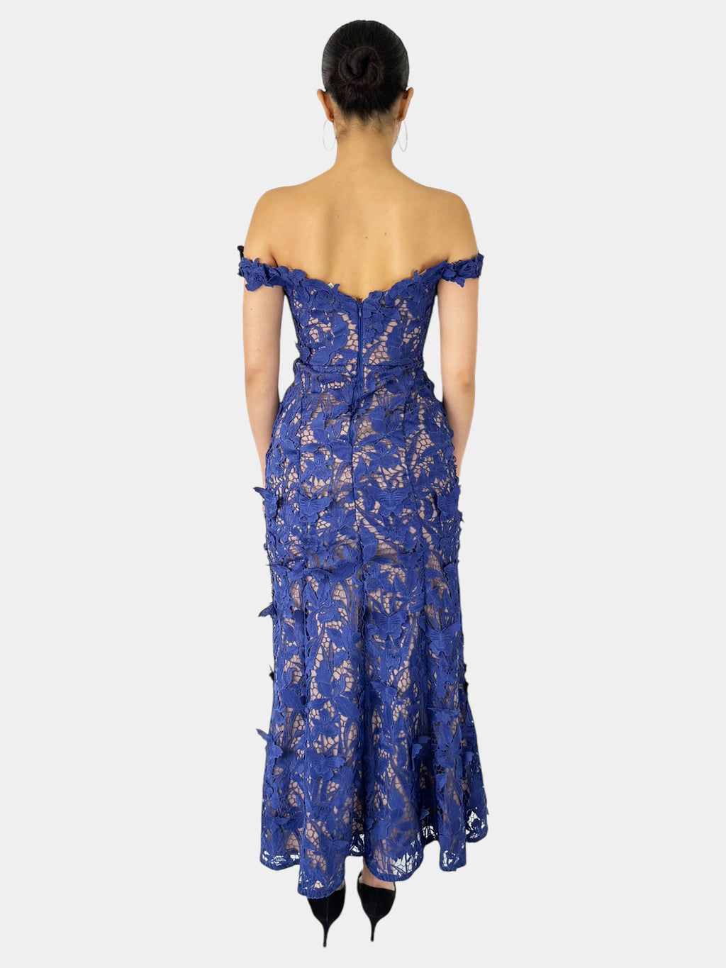 Lace Off-The-Shoulder Dress