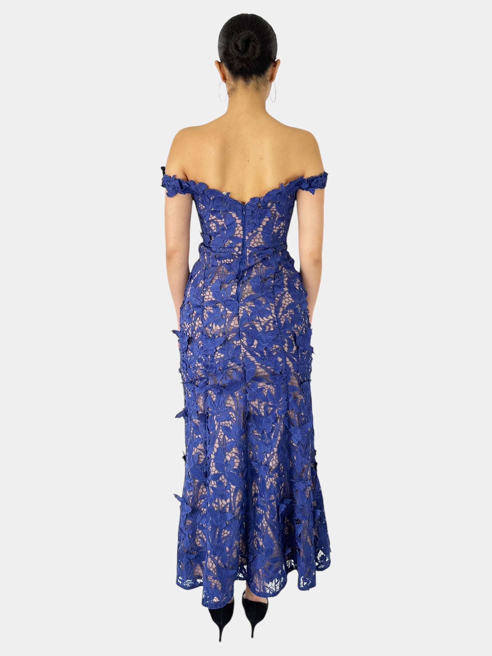 Lace Off-The-Shoulder Dress