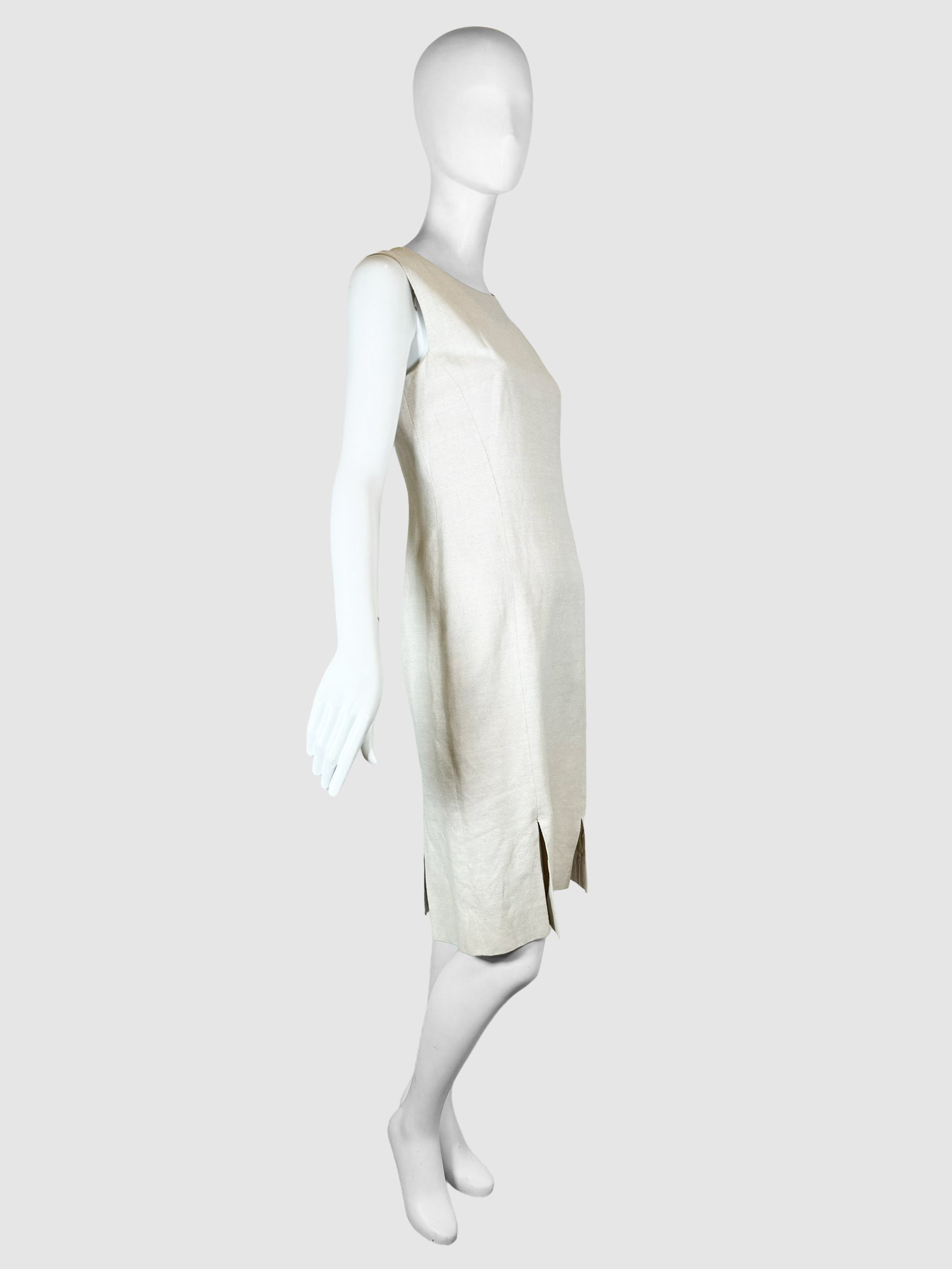 Linen Shift Dress - Size 4/6
