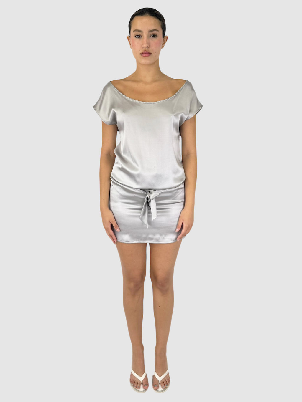 Satin Mini Dress