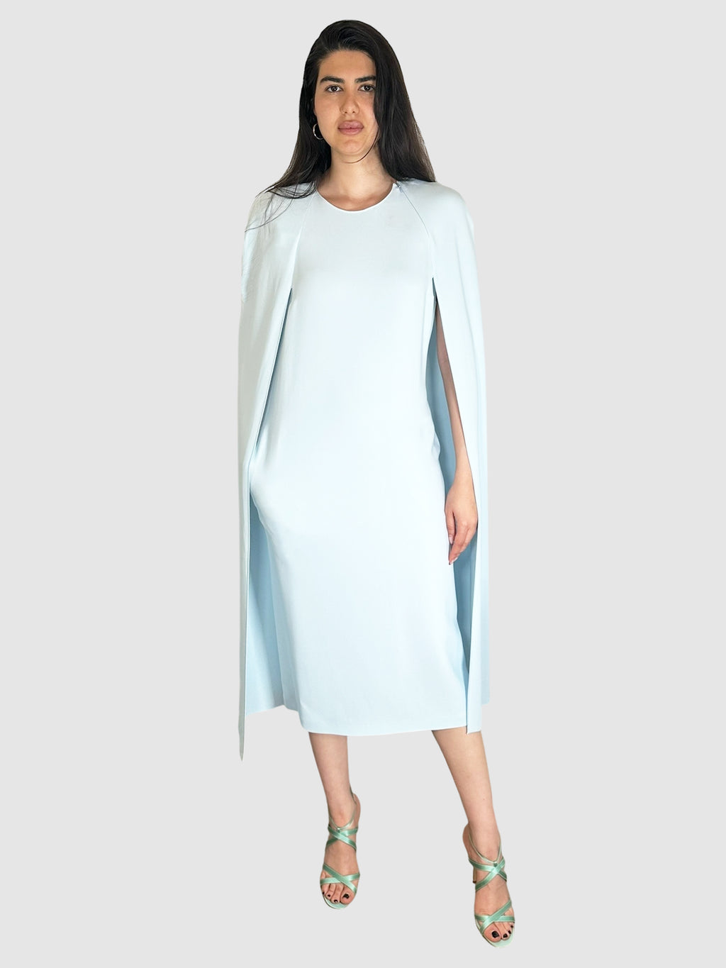 Midi Cape Dress