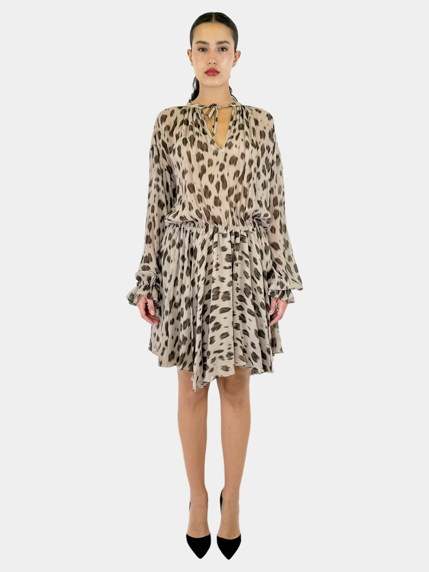 Elliana Leopard Dress - Size M