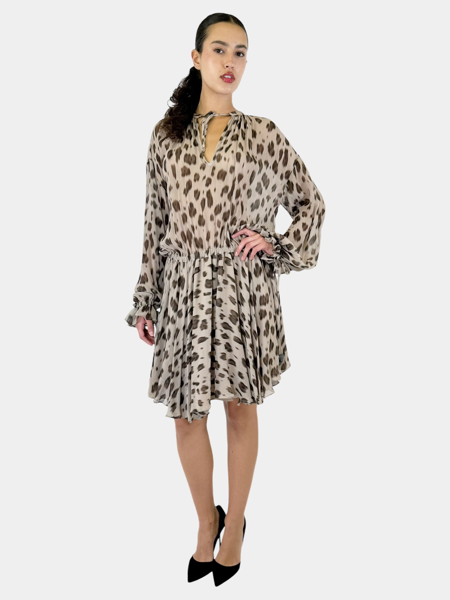 Elliana Leopard Dress - Size M