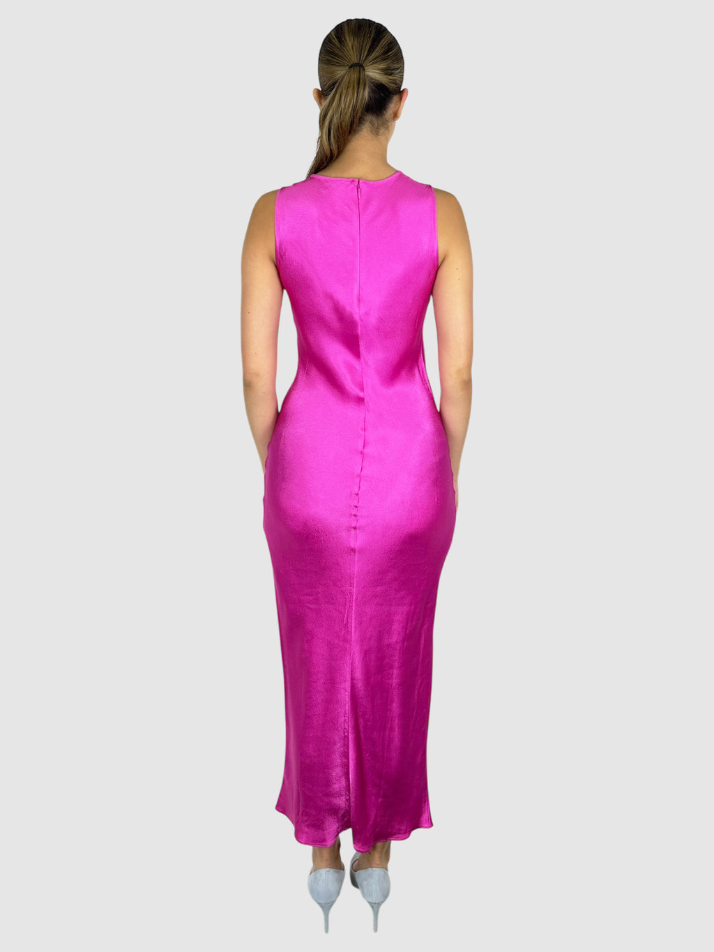 Satin Midi Dress