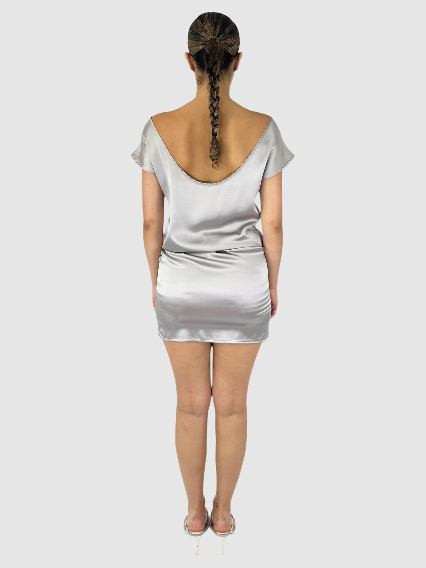 Satin Mini Dress