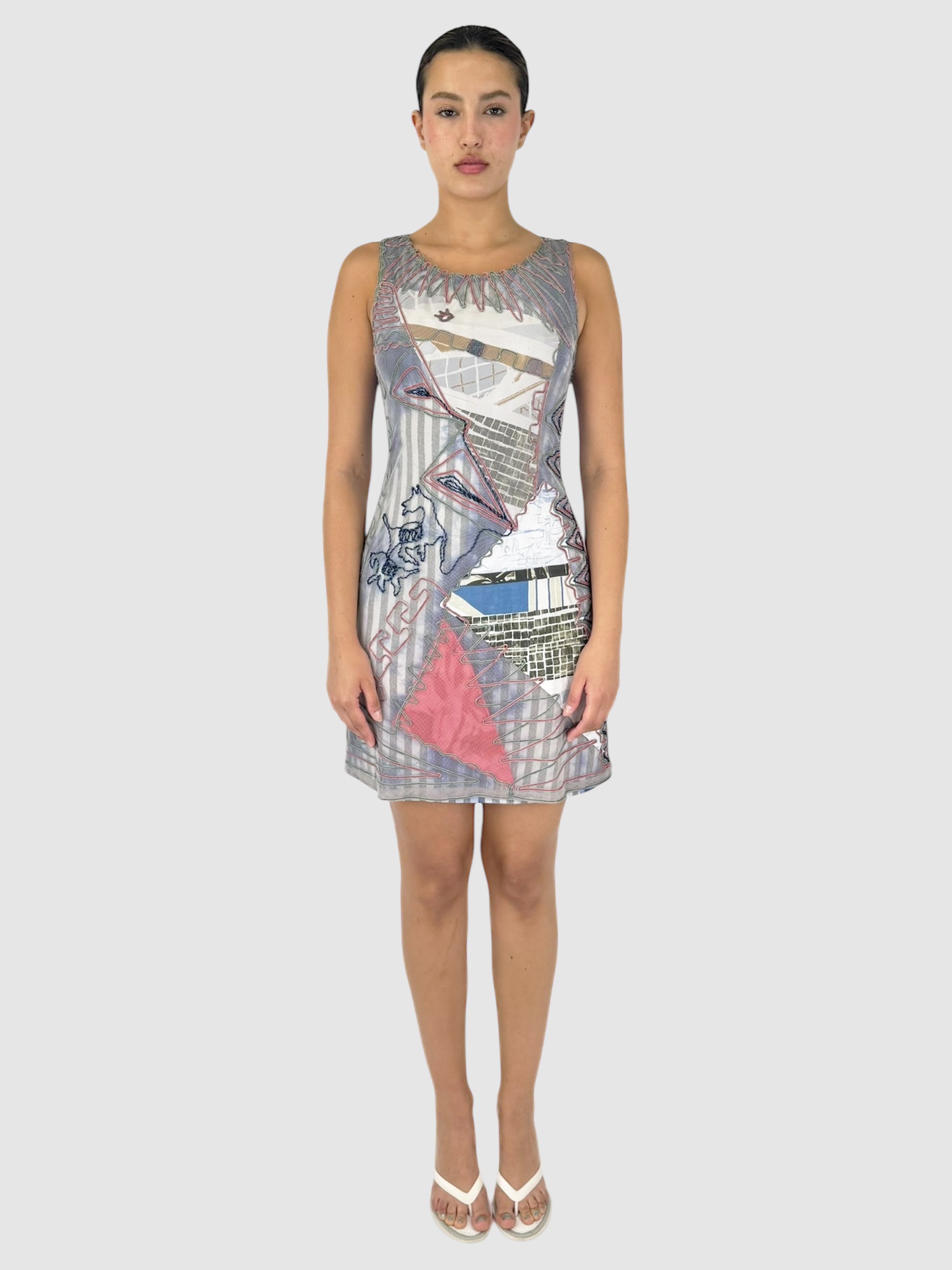 Abstract Mini Dress