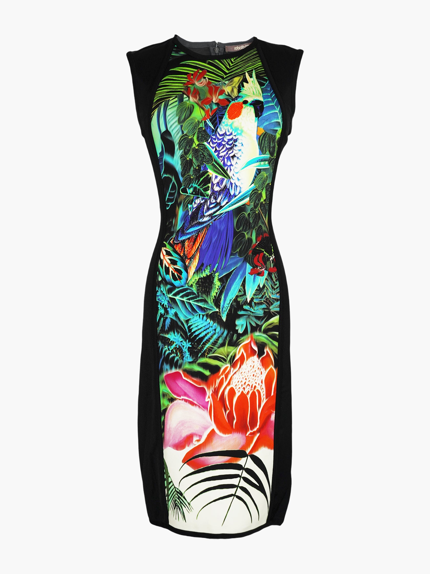 Tropical Print Dress