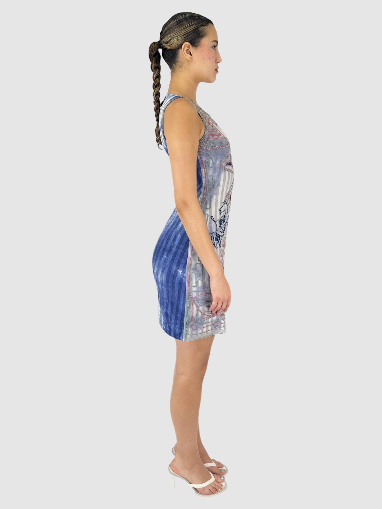 Abstract Mini Dress