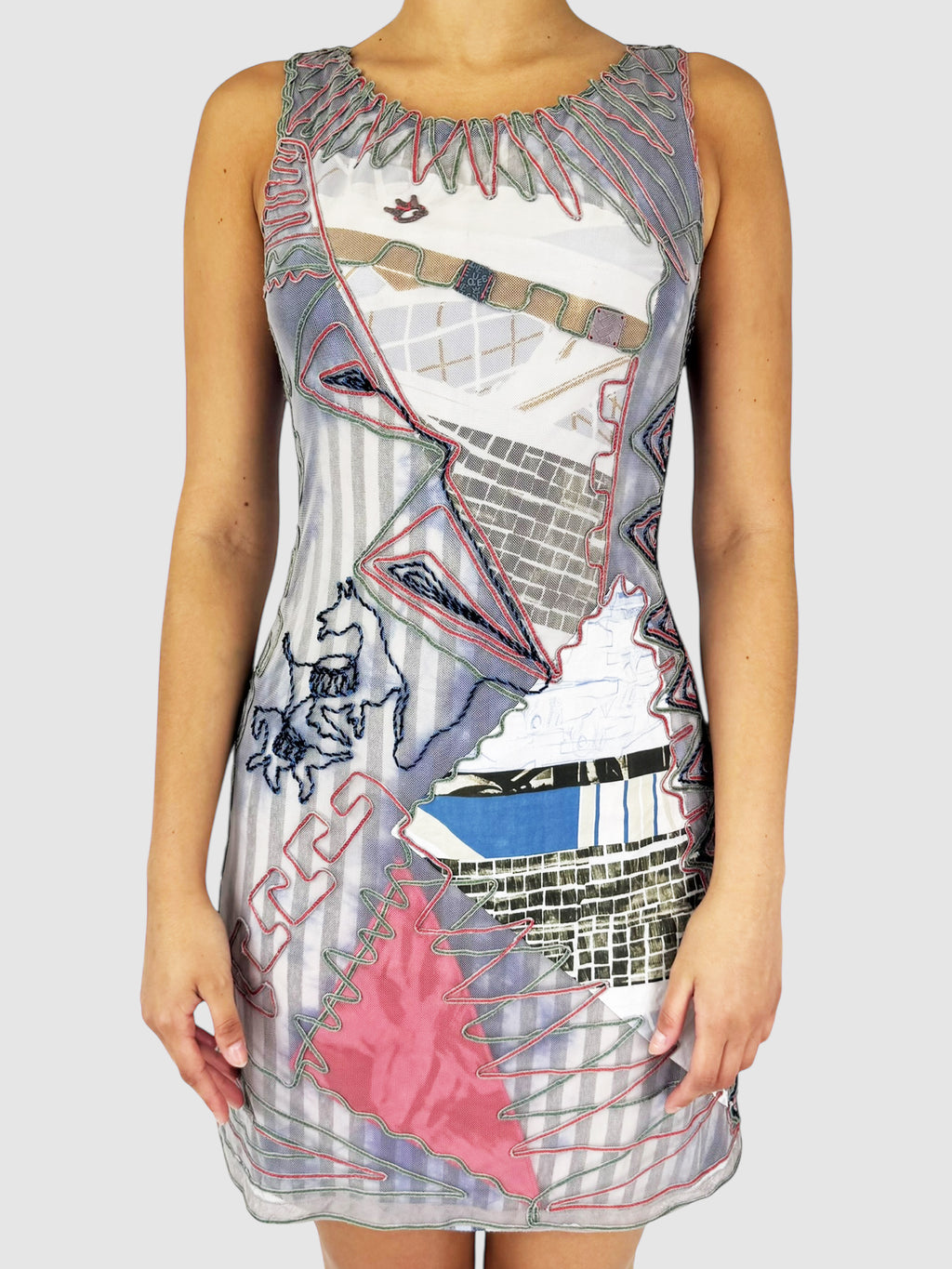 Abstract Mini Dress