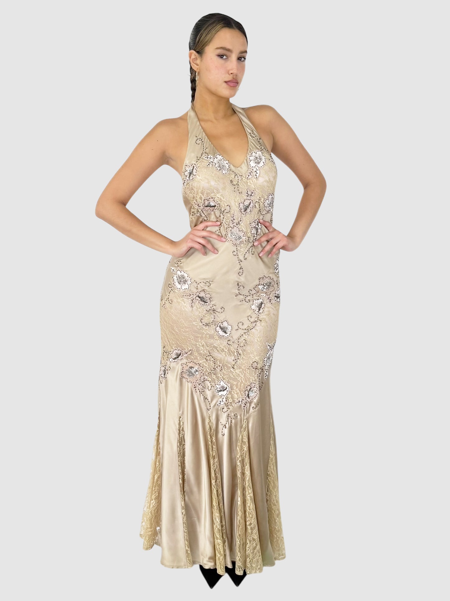 Beaded Lace Dress