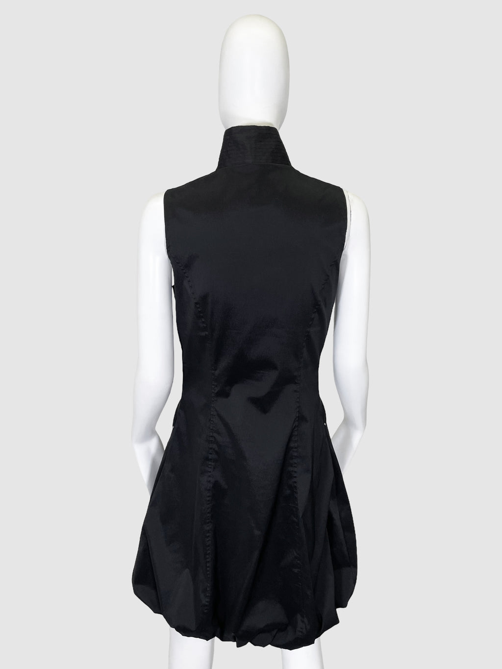 Sleeveless Zip-Up Mini Dress - Size 4