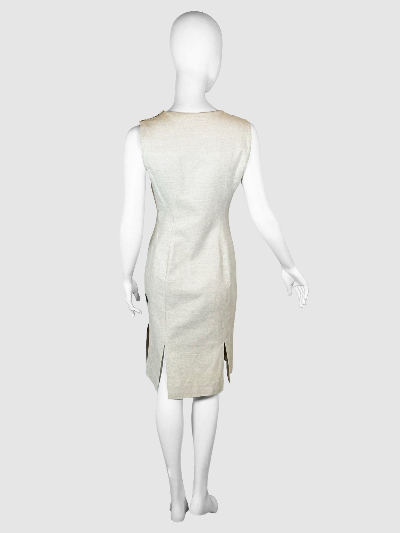 Linen Shift Dress - Size 4/6