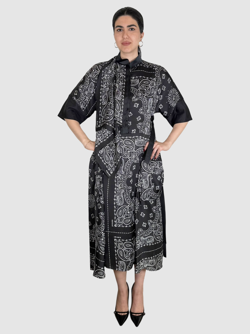 Bandana Print Dress