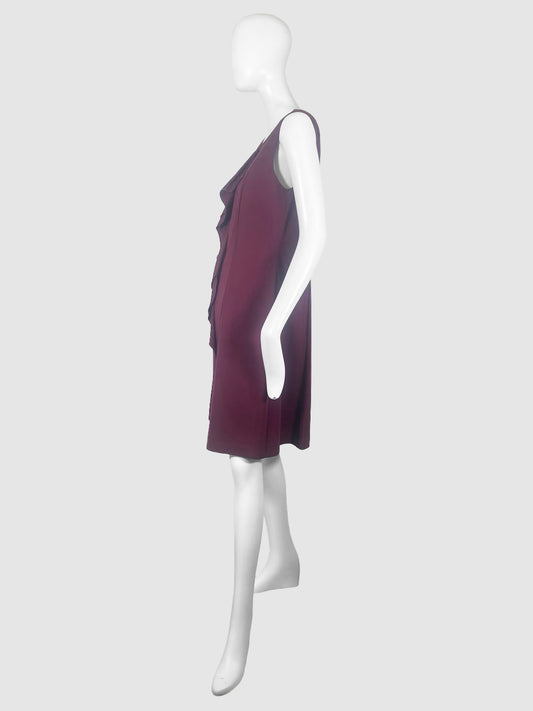 Elie Tahari Sleeveless Waterfall Dress - Size 14