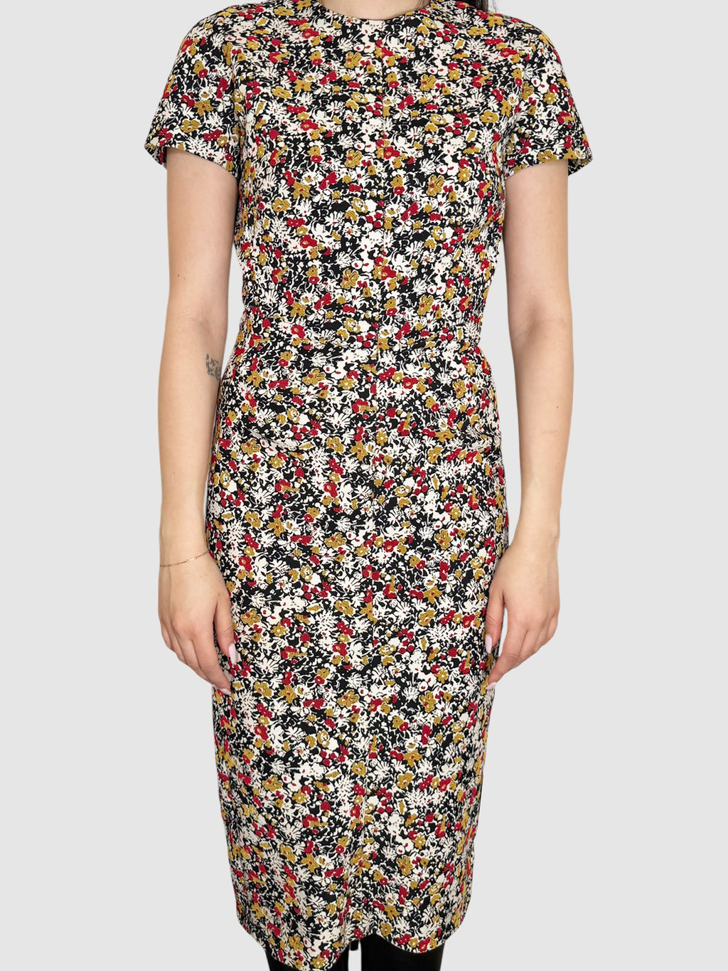 Floral Print Midi Dress