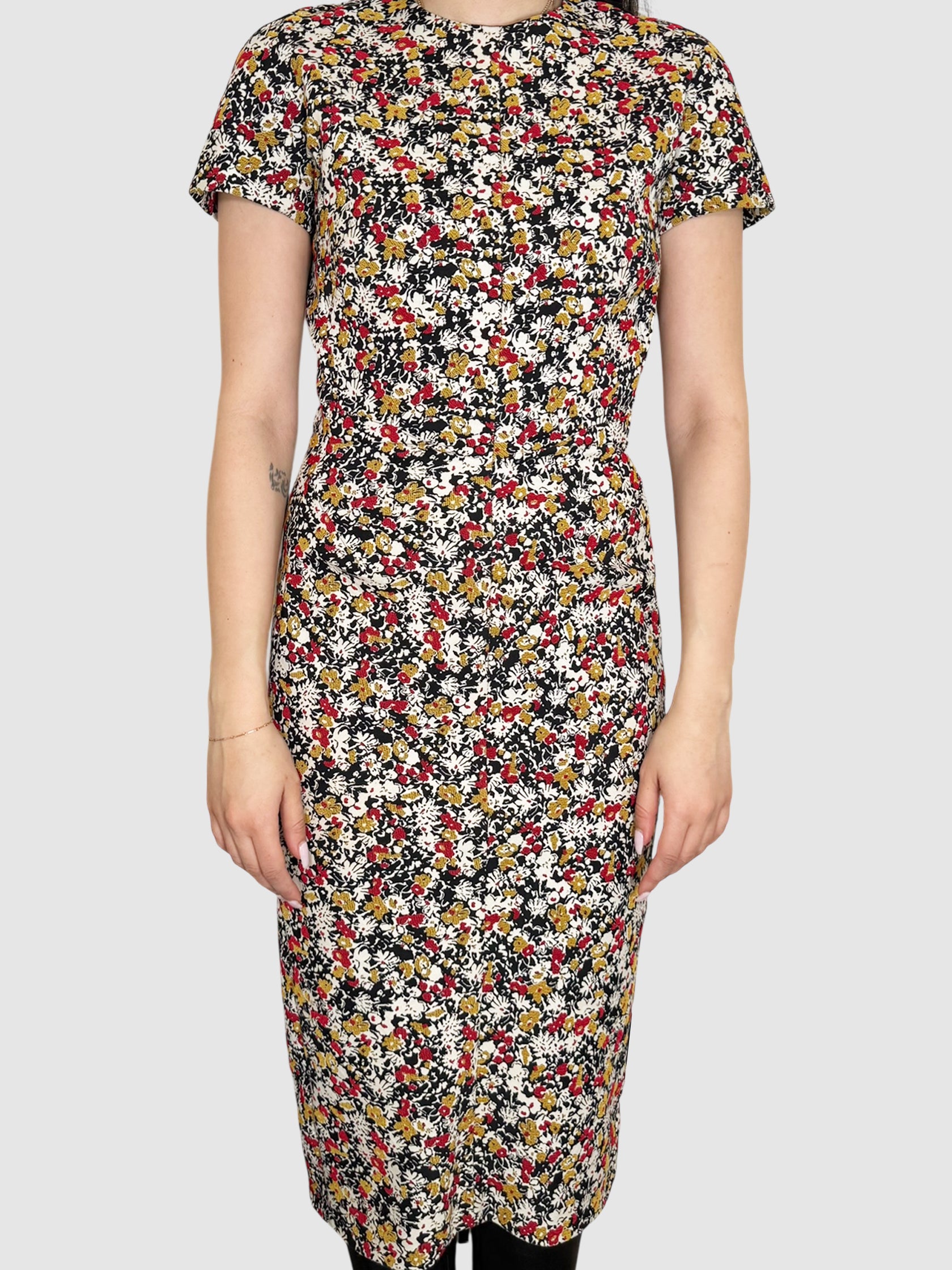 Floral Print Midi Dress