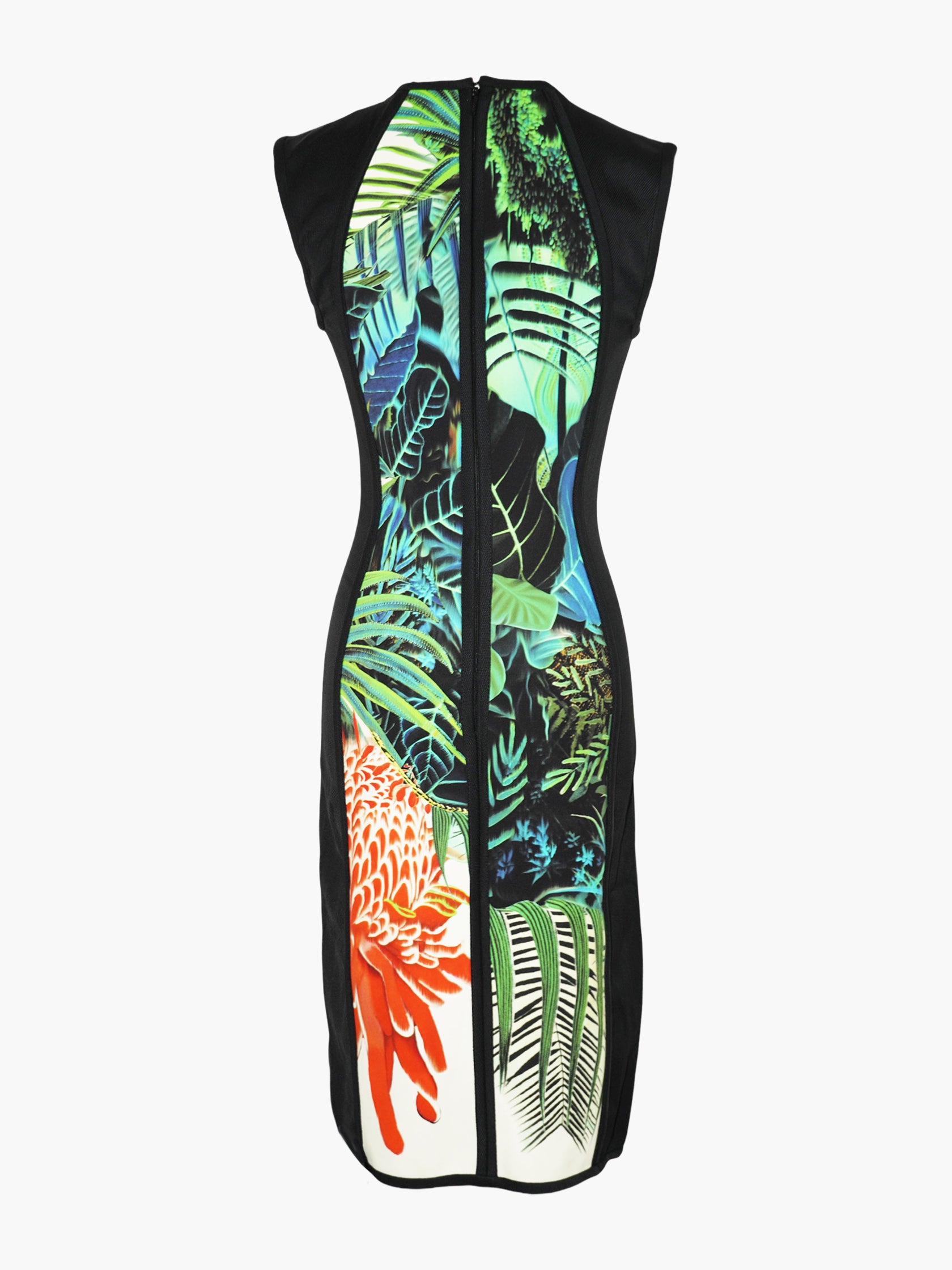 Tropical Print Dress