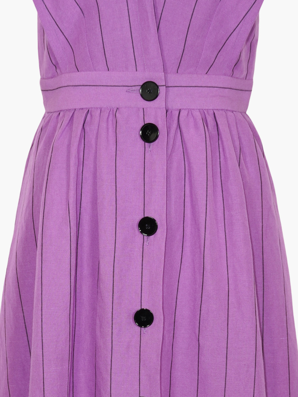 Stripe Button-Up Dress