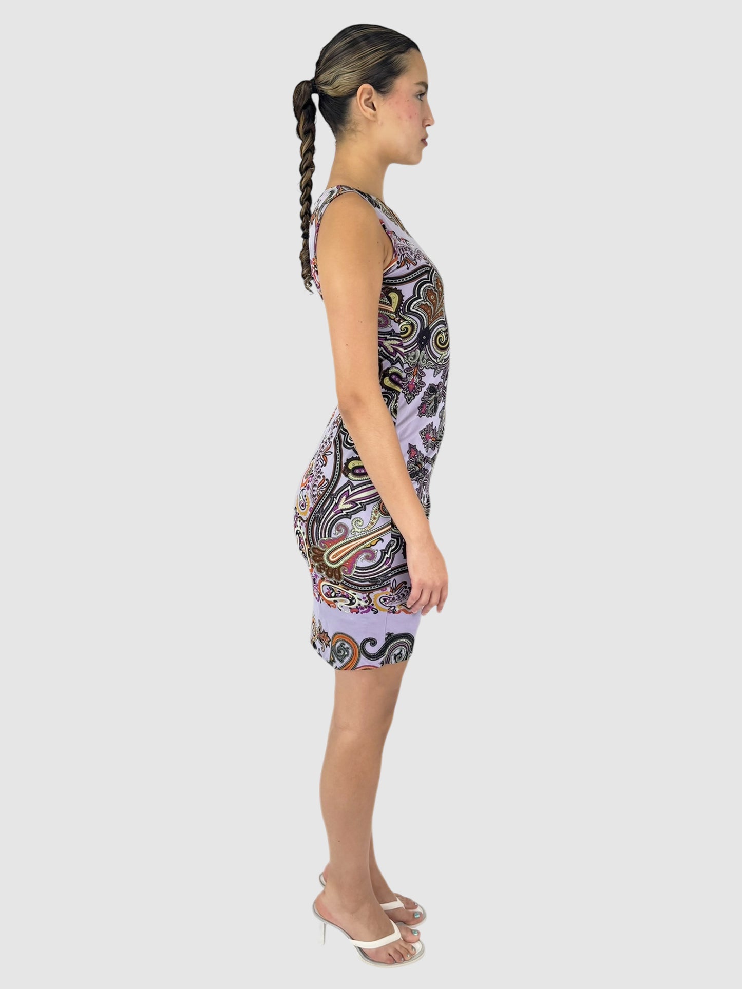 Paisley Print Dress