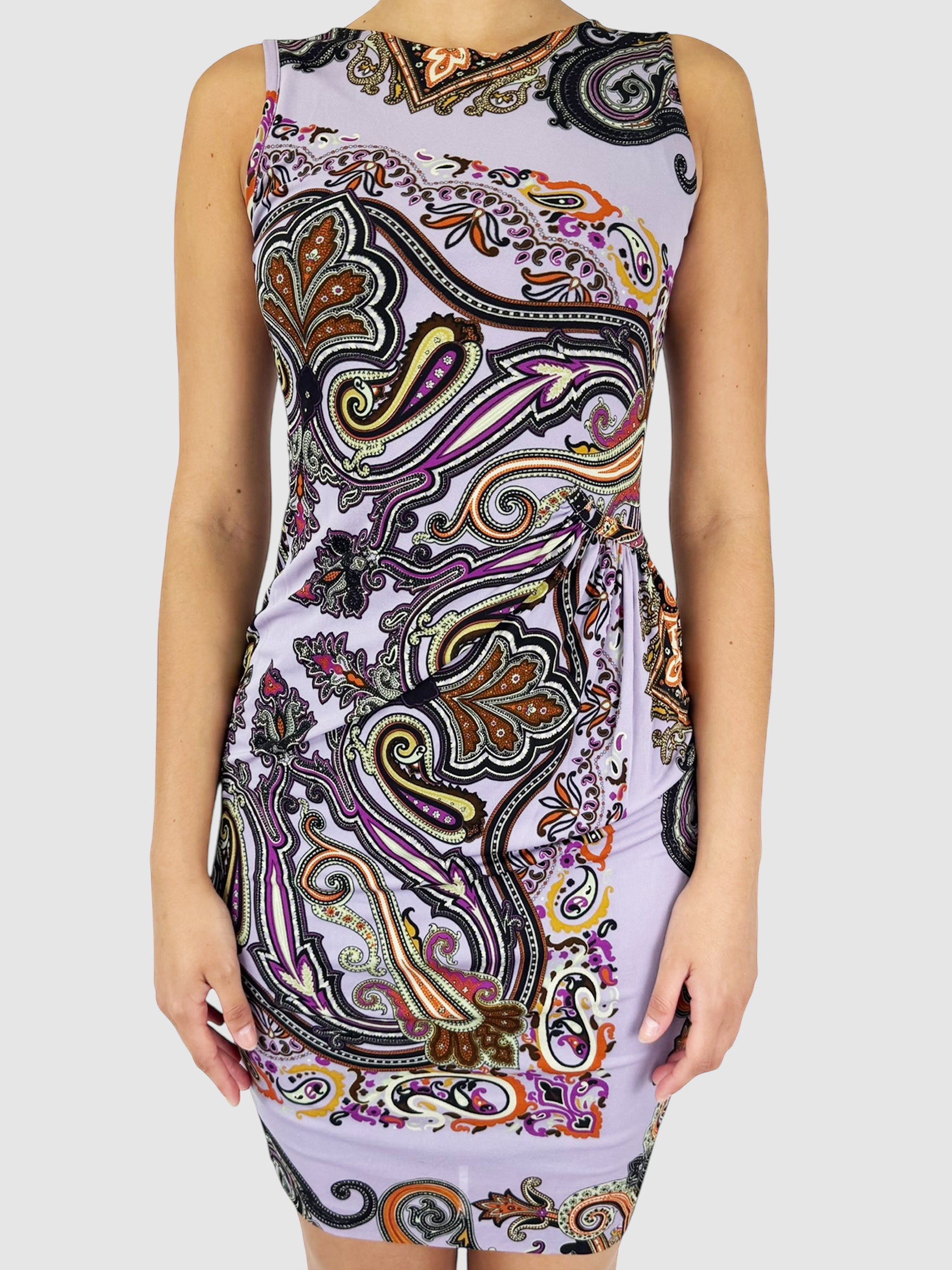 Paisley Print Dress