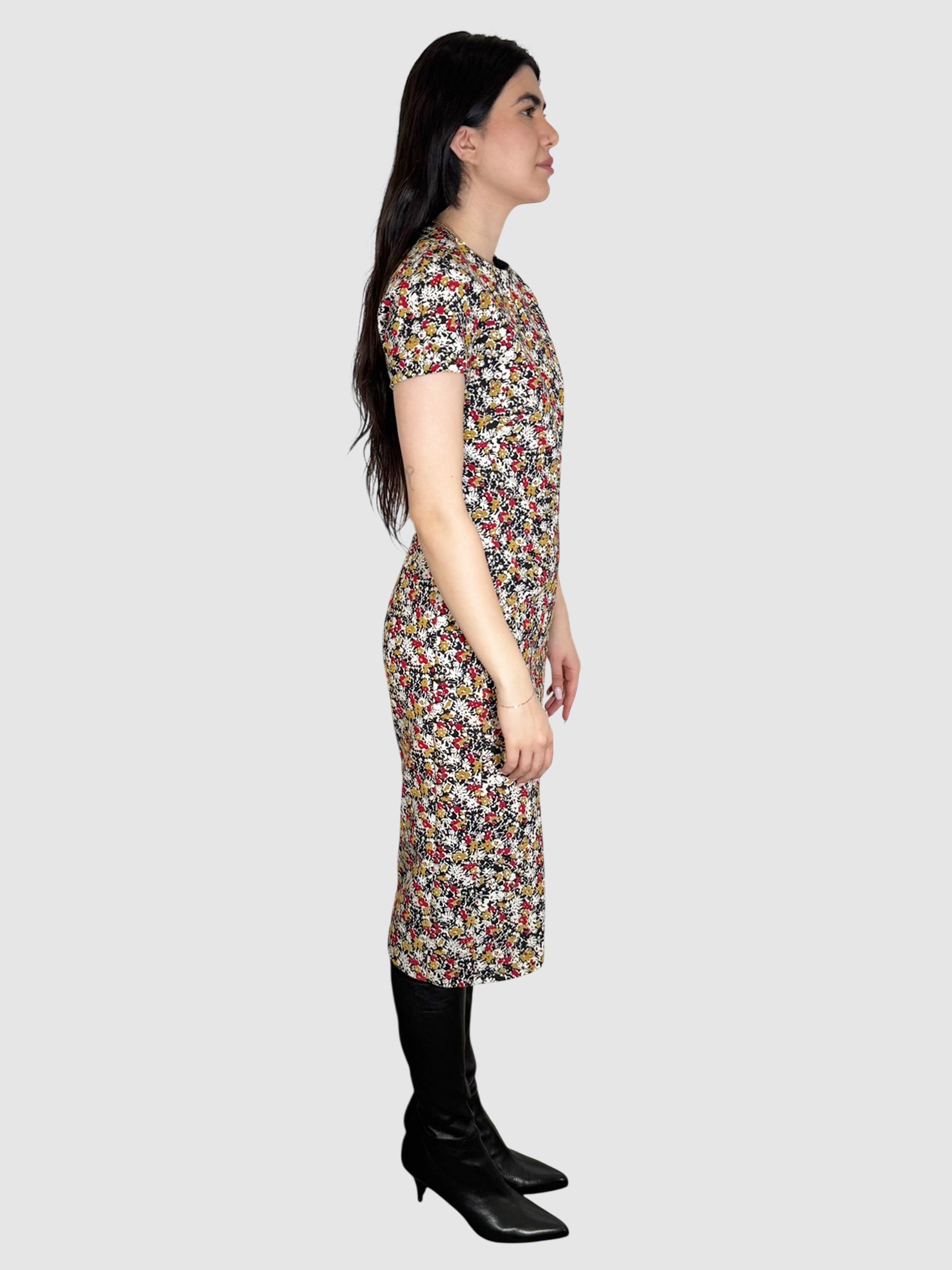 Floral Print Midi Dress