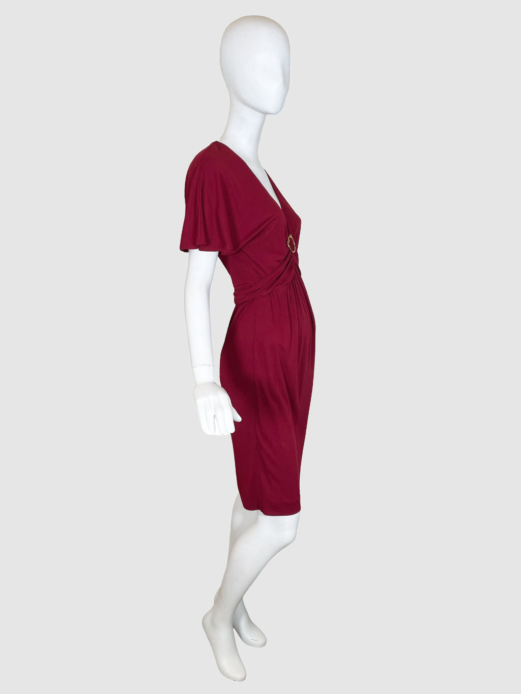 V-Neck Mini Dress - Size XS